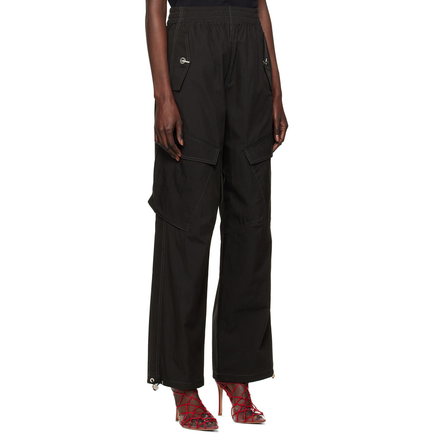  Dion Lee Black Latch Trousers 