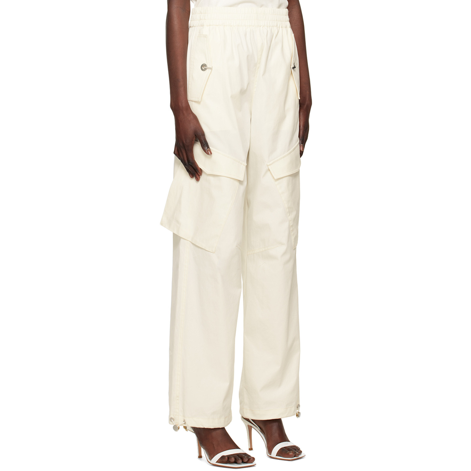  Dion Lee Off-white Latch Trousers 