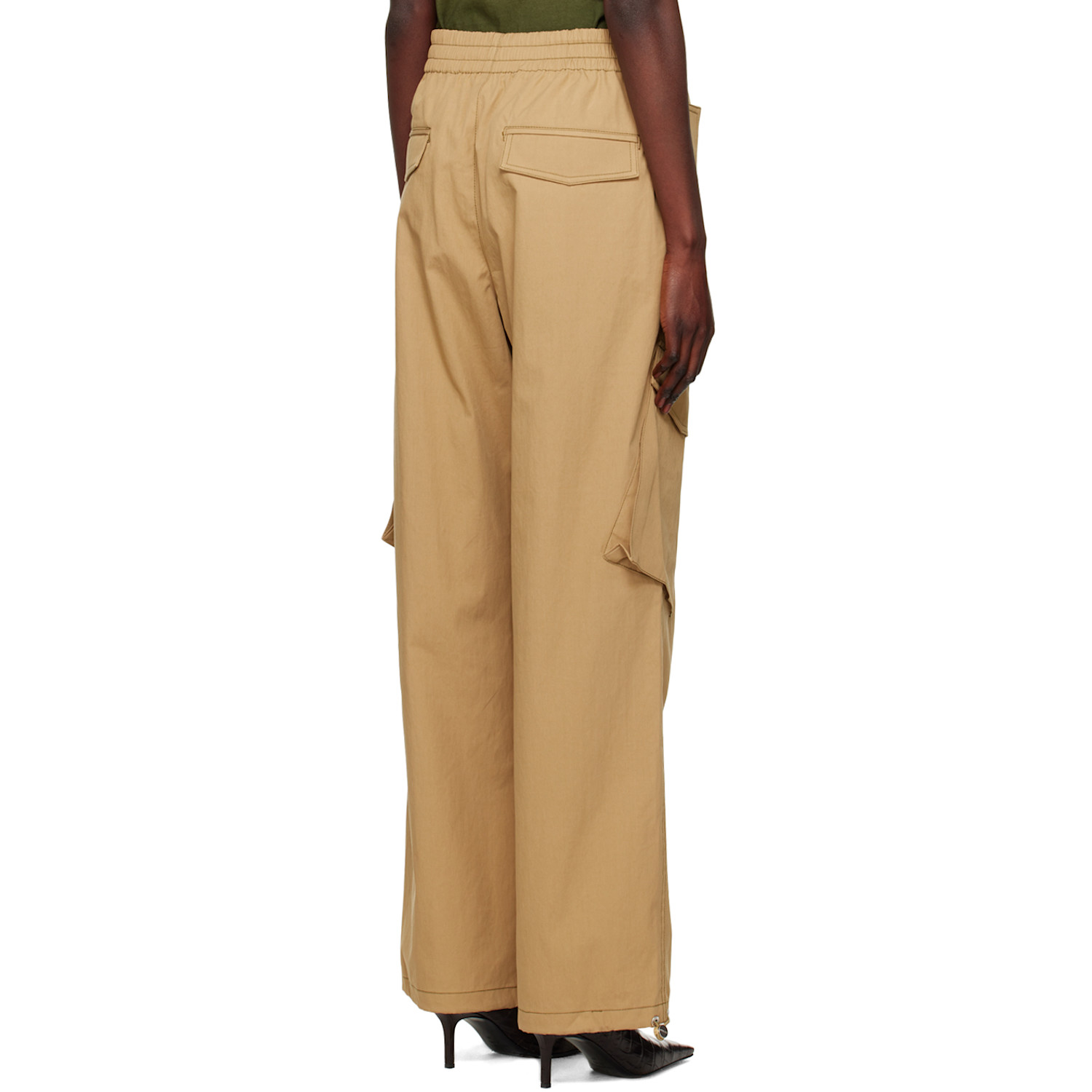  Dion Lee Khaki Latch Trousers 