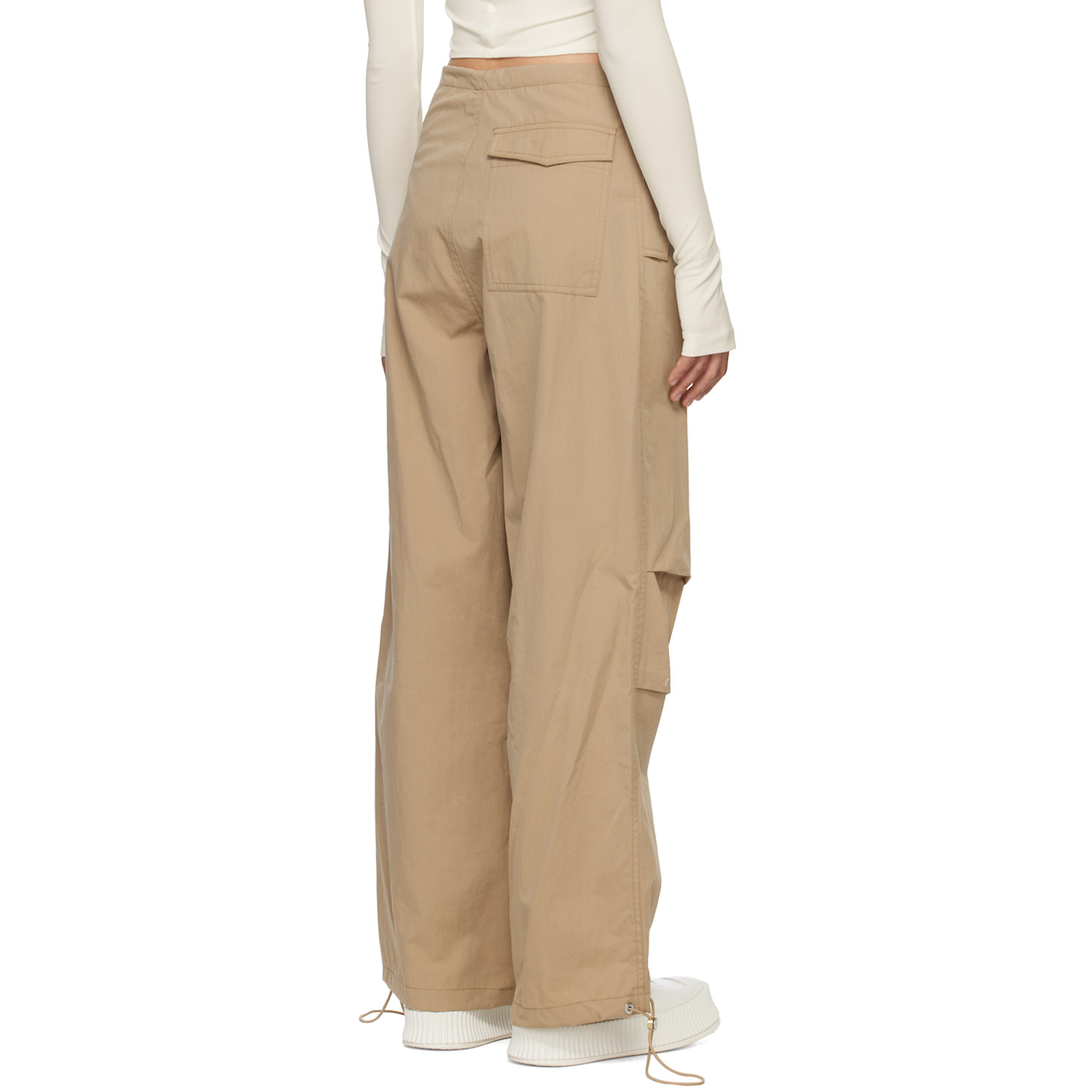  Dion Lee Beige Toggle Trousers 