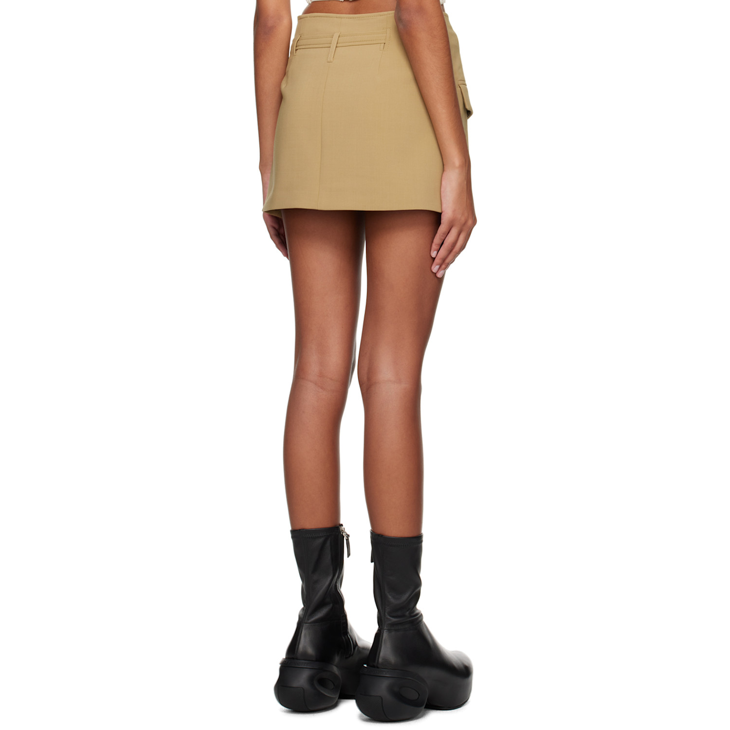  Dion Lee Khaki Interlock Blazer Miniskirt 