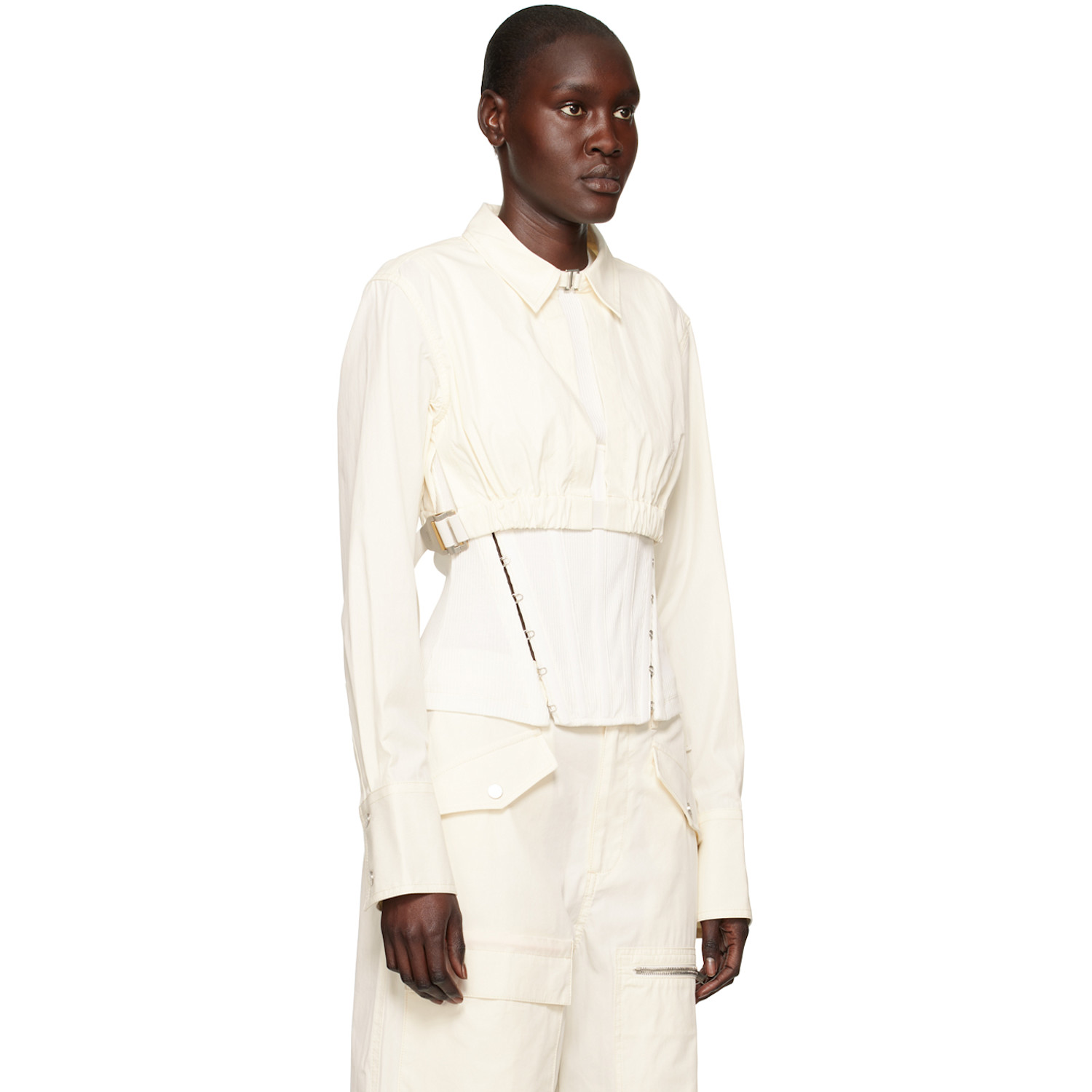  Dion Lee Off-white Safety Slider Shirt 