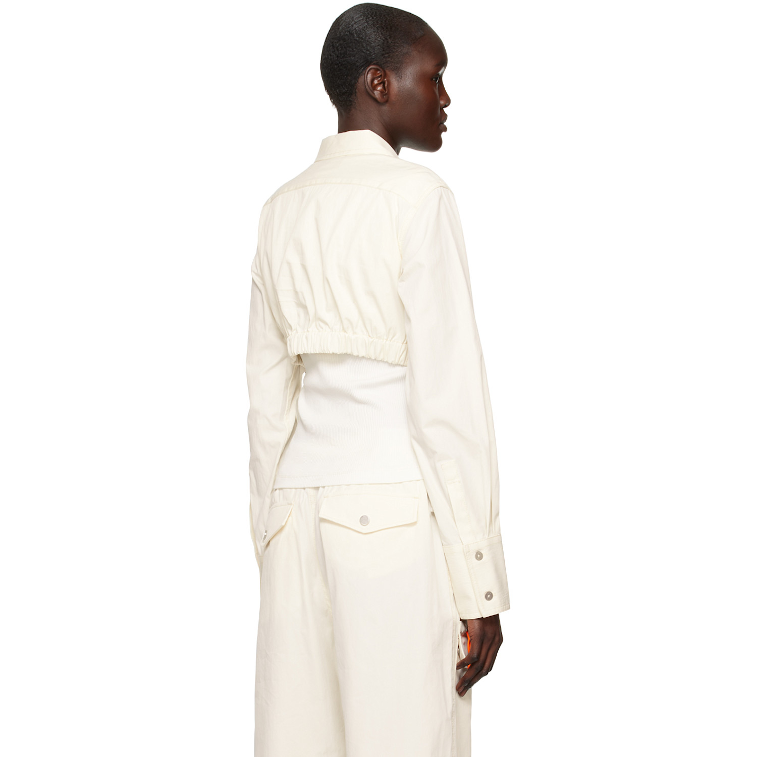  Dion Lee Off-white Safety Slider Shirt 