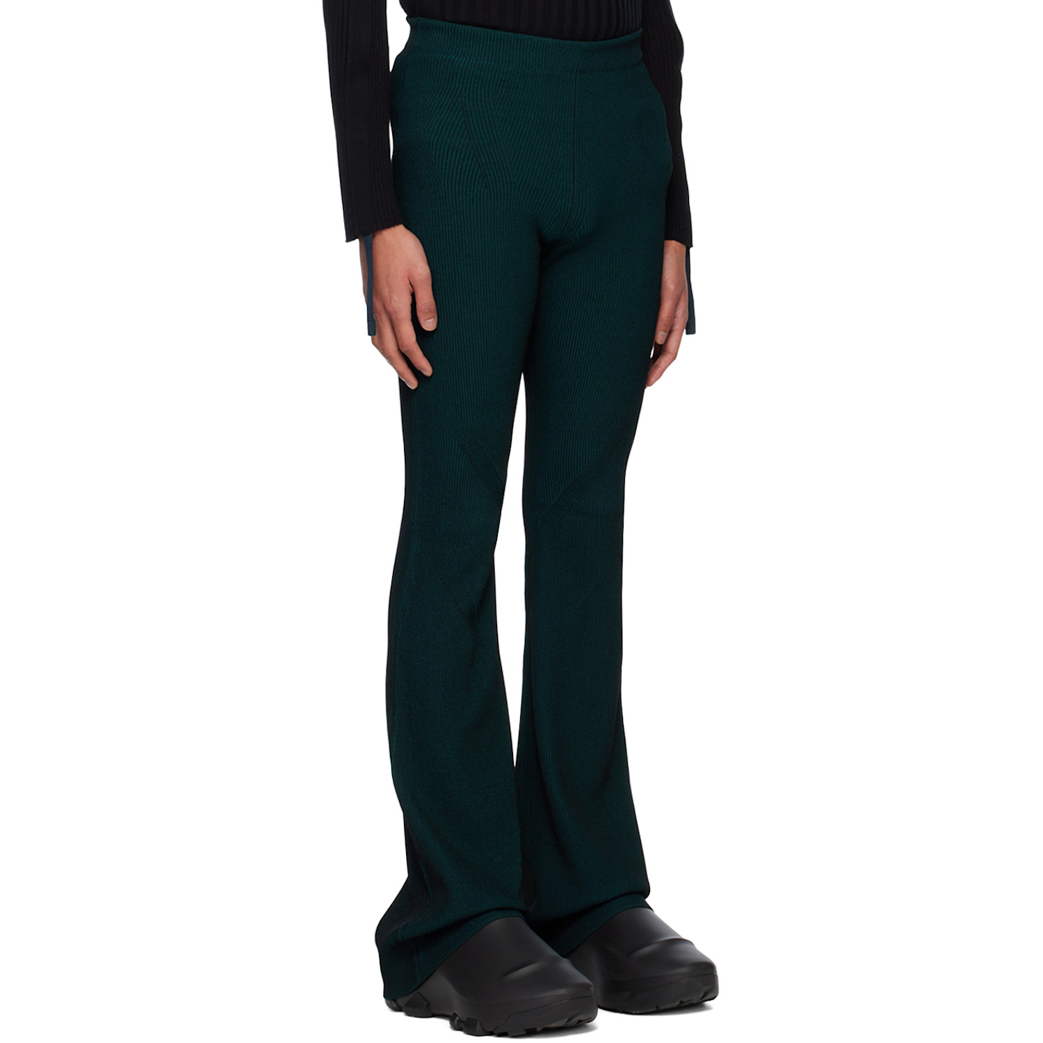  Dion Lee Blue Angled Lounge Pants 