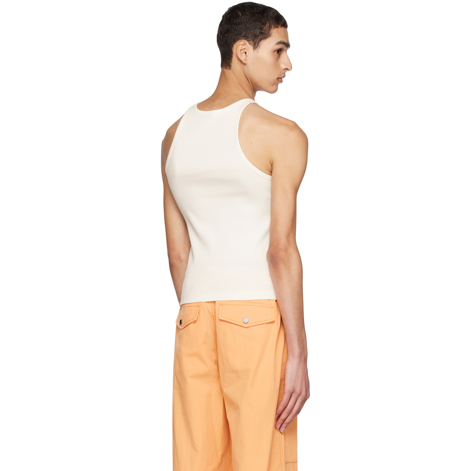  Dion Lee White E-hook Tank Top 