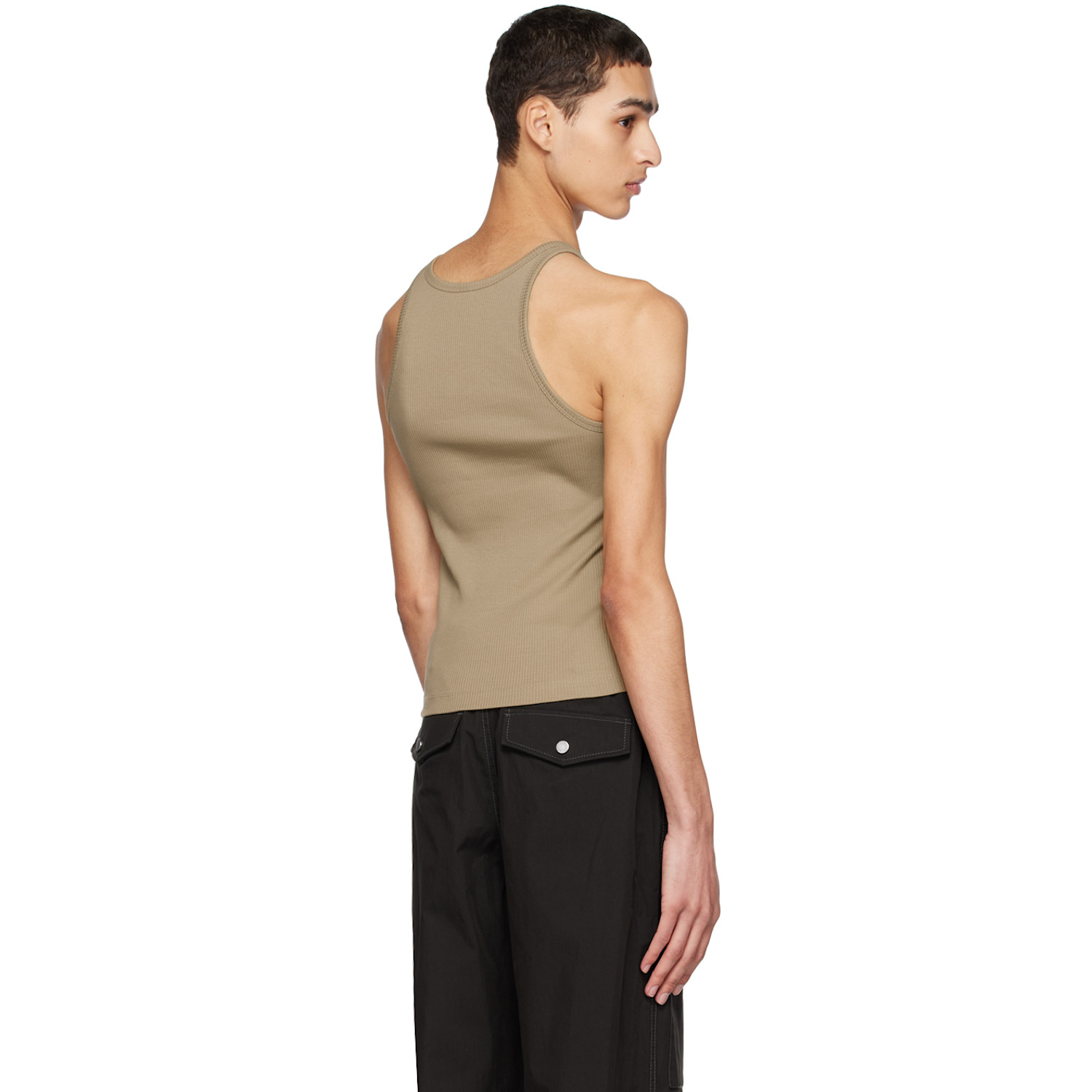  Dion Lee Khaki E-hook Tank Top 