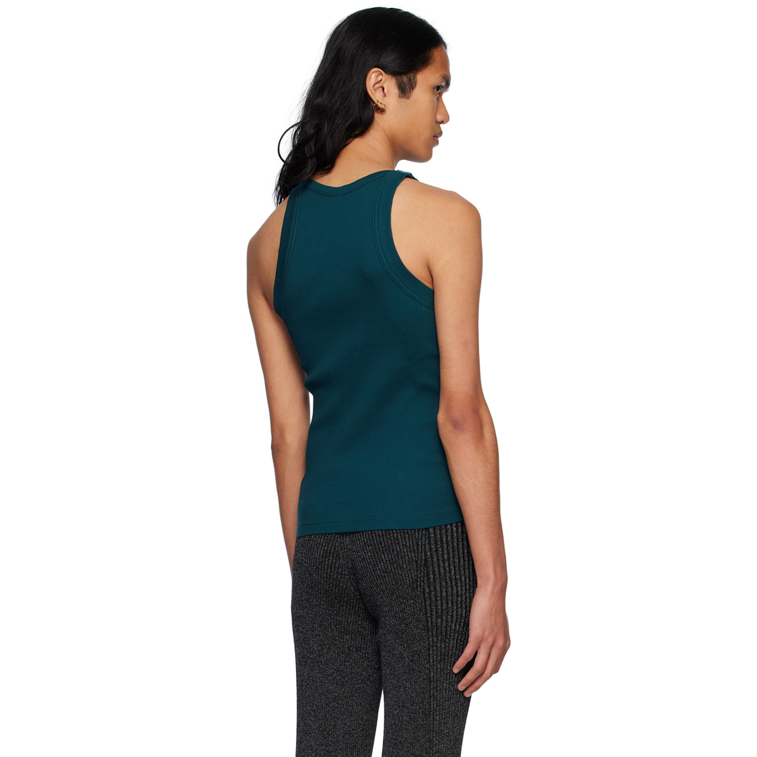  Dion Lee Blue Safety Slider Tank Top 