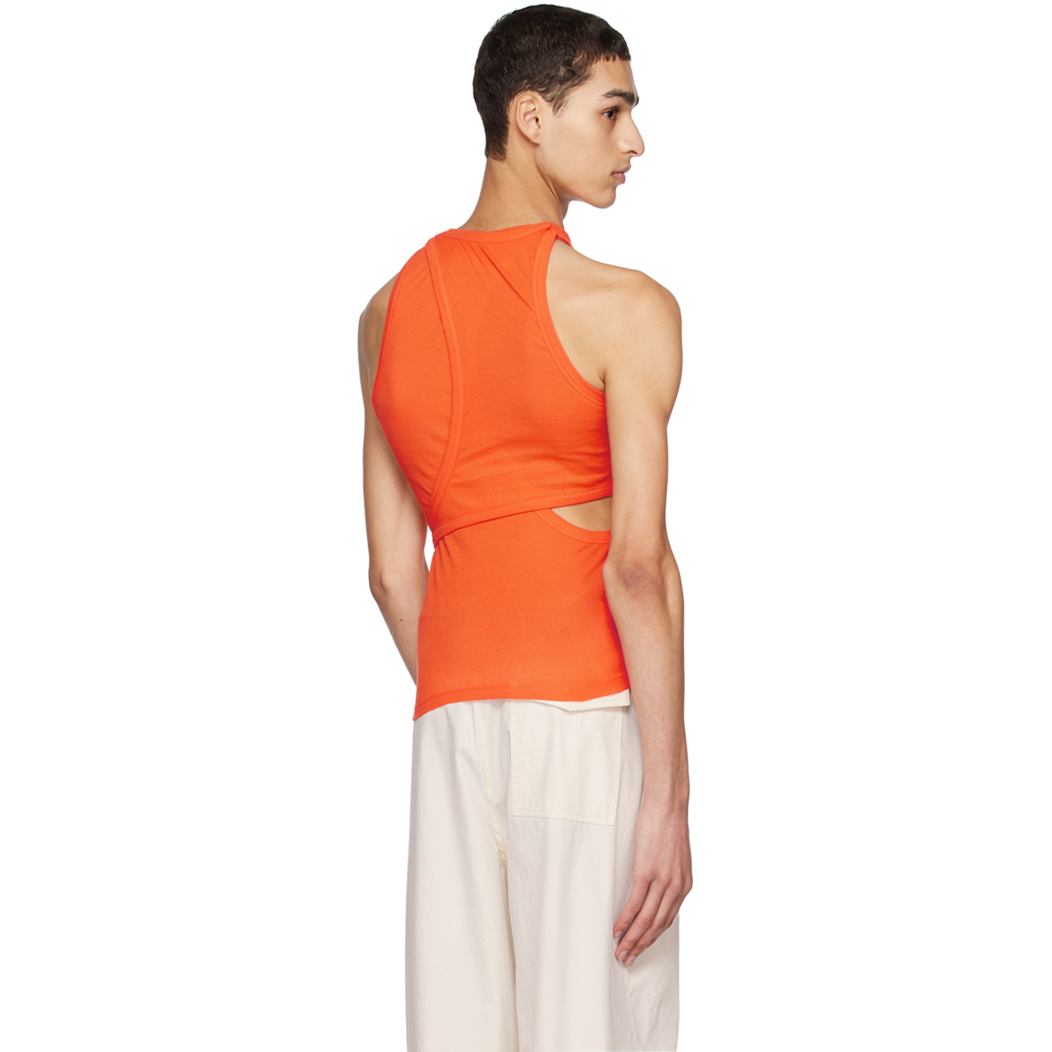  Dion Lee Orange Modular Tank Top 