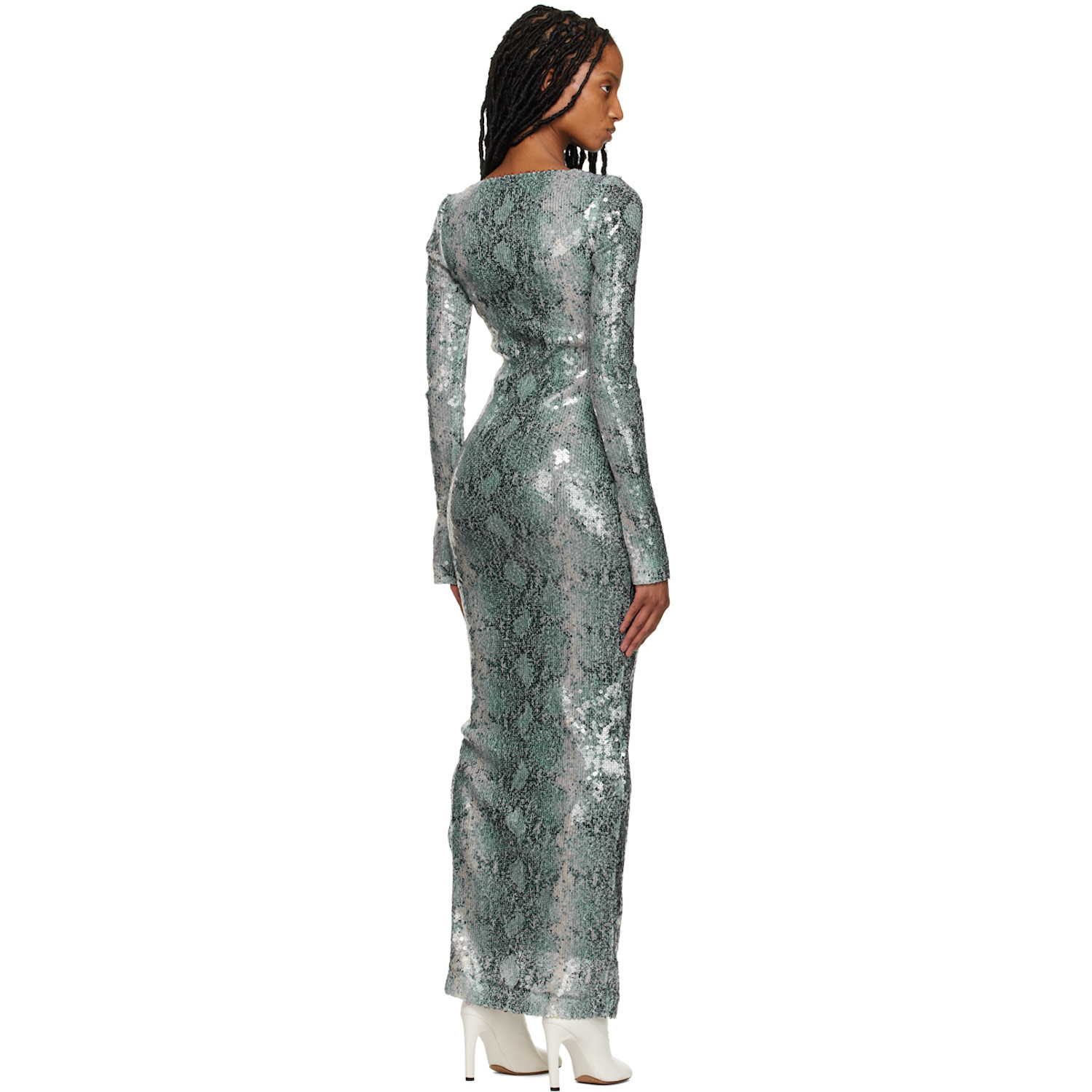  16arlington Gray Solaria Maxi Dress 