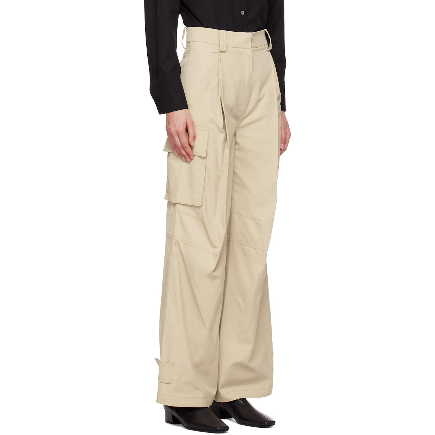  Lvir Beige Cargo Pant 