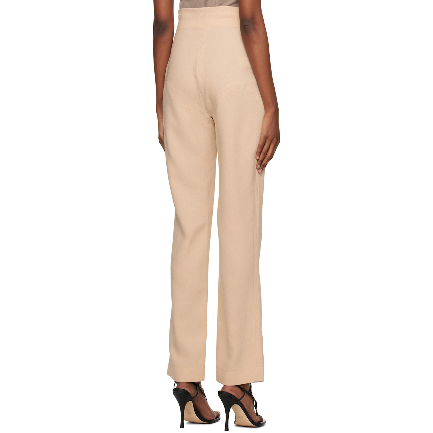  Paris Georgia Ssense Work Capsule – Beige Paneled Trousers 