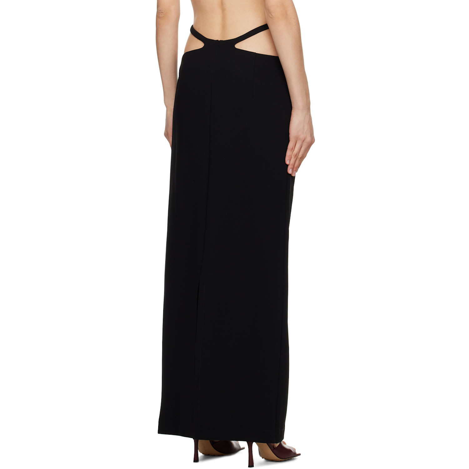  Paris Georgia Ssense Exclusive Black Frida Midi Skirt 