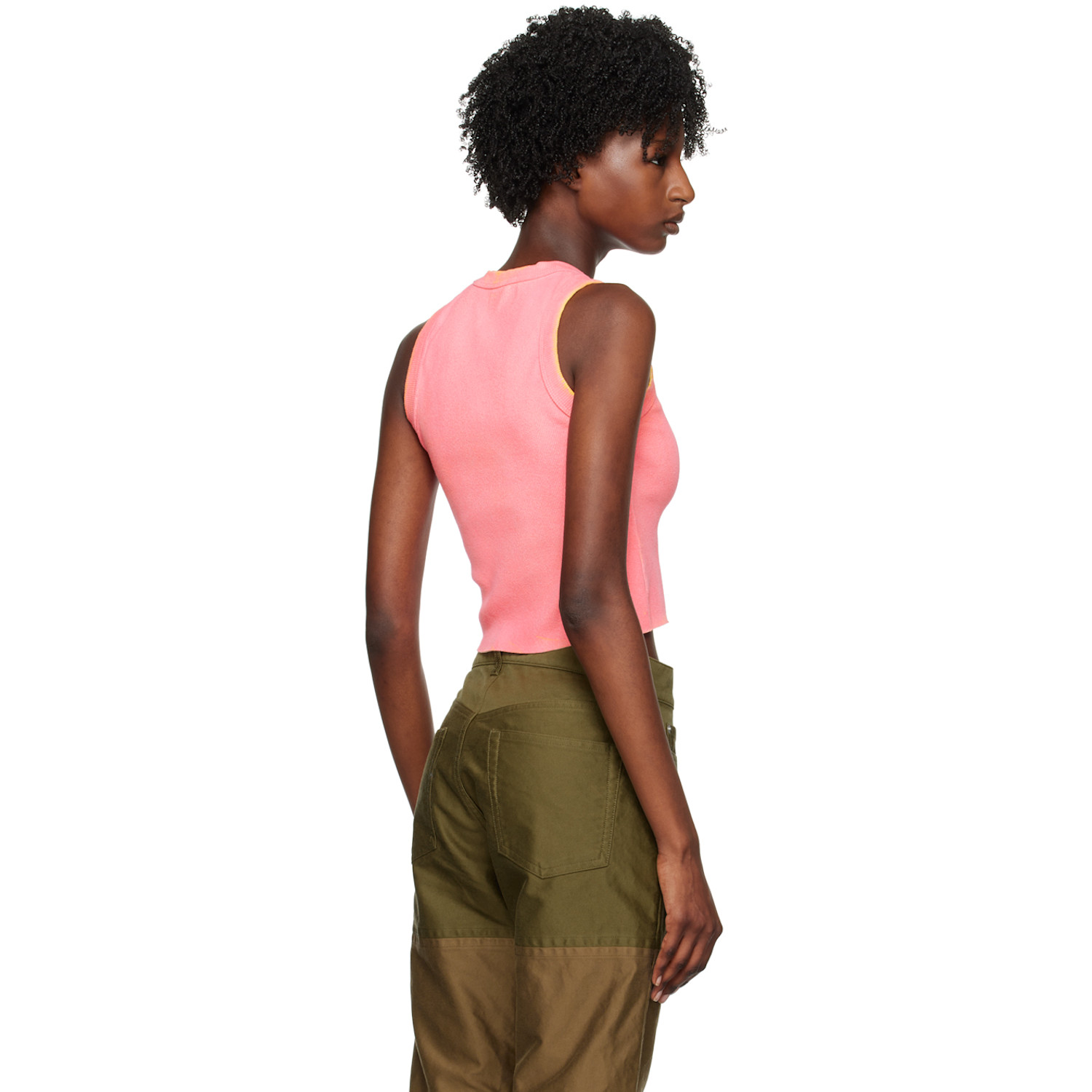  Notsonormal Pink Micro Tank Top 