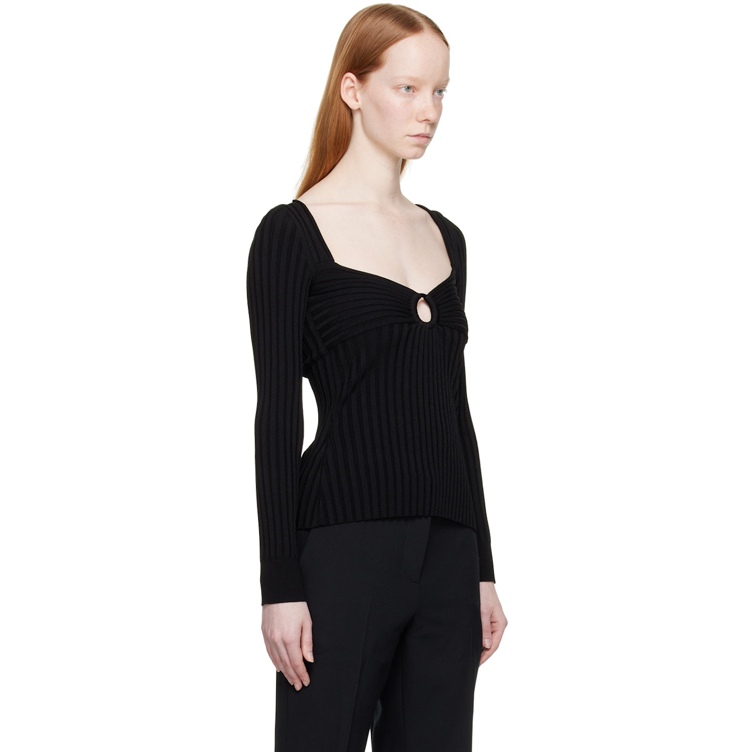  Stella Mccartney Black V-neck Sweater 