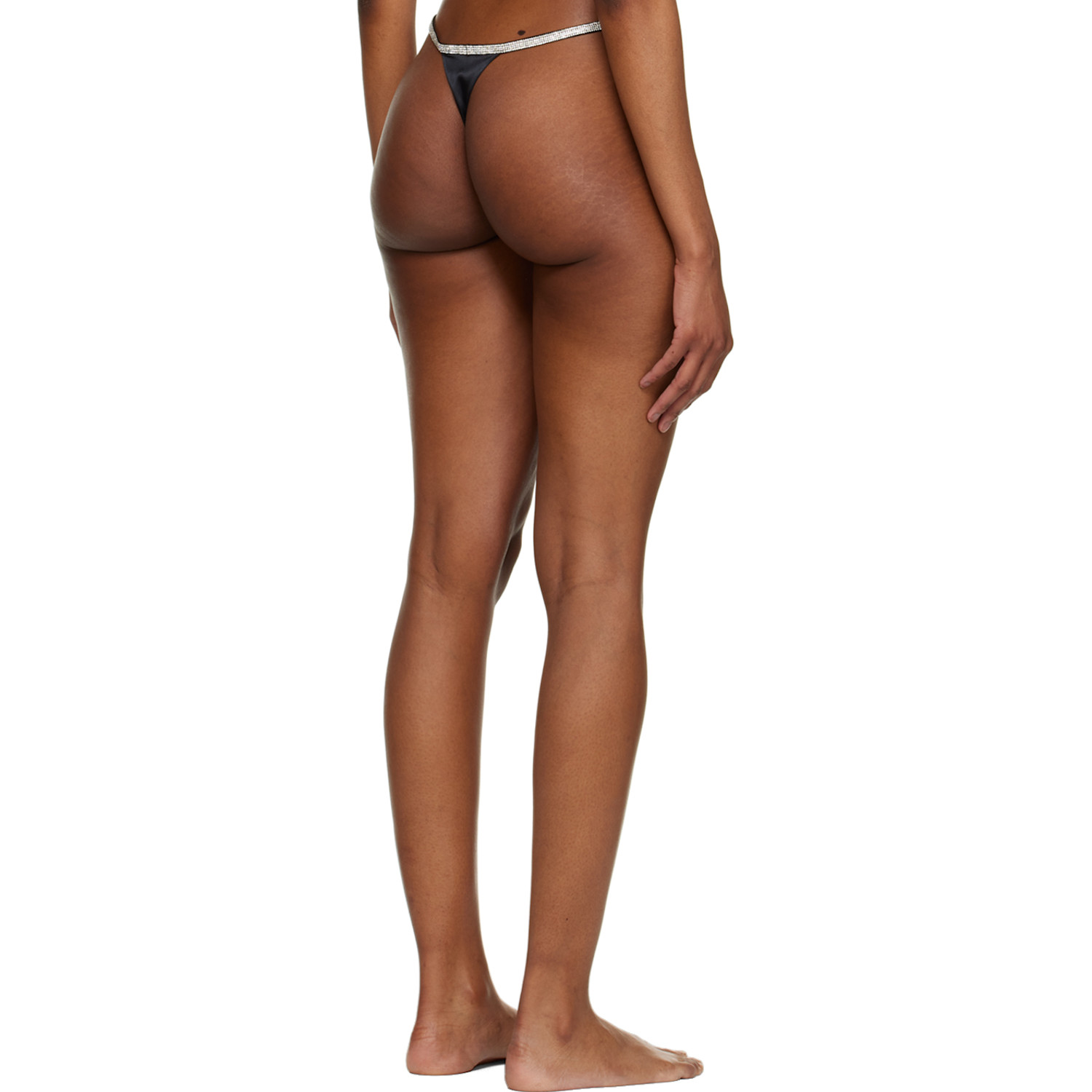  Nué Black Rosie Thong 