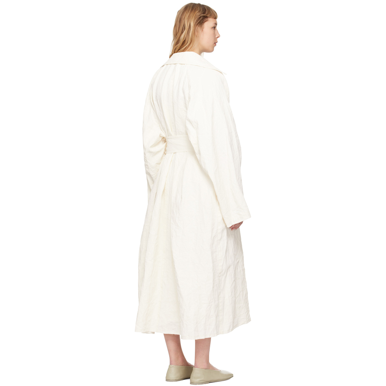  Quira Ssense Exclusive Off-white Duster Coat 