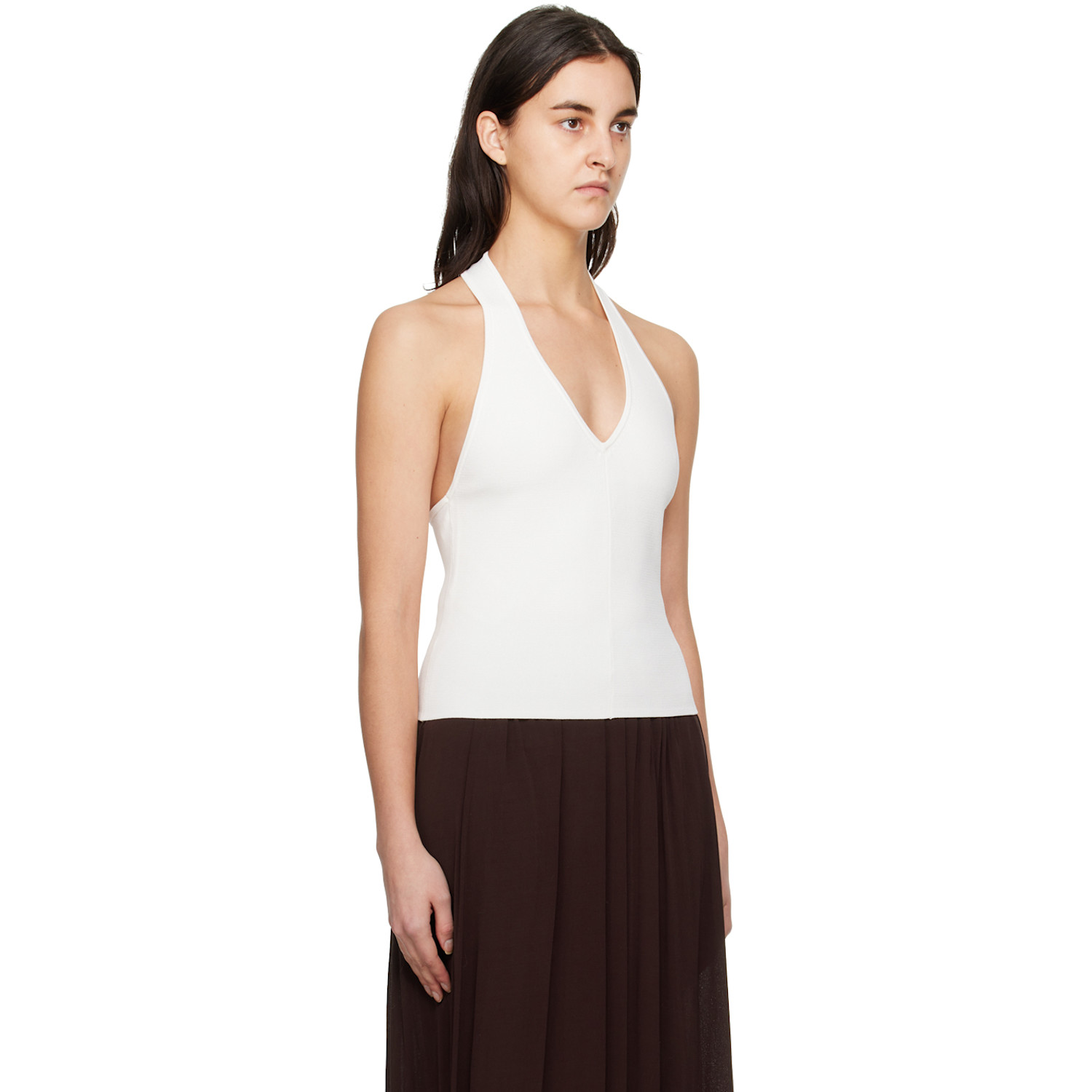  Esse Studios White Obie Tank Top 