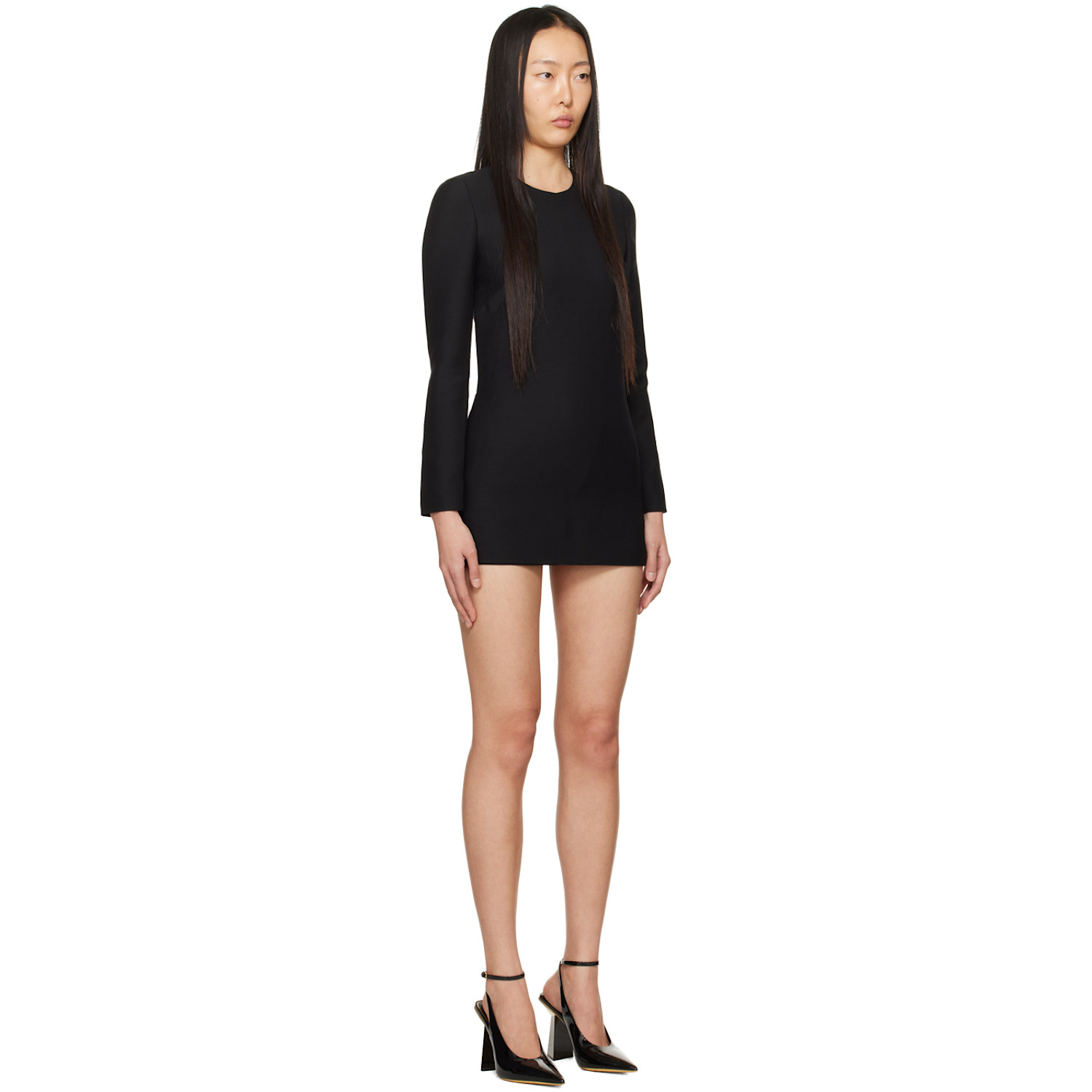  Valentino Black Open Back Jumpsuit 