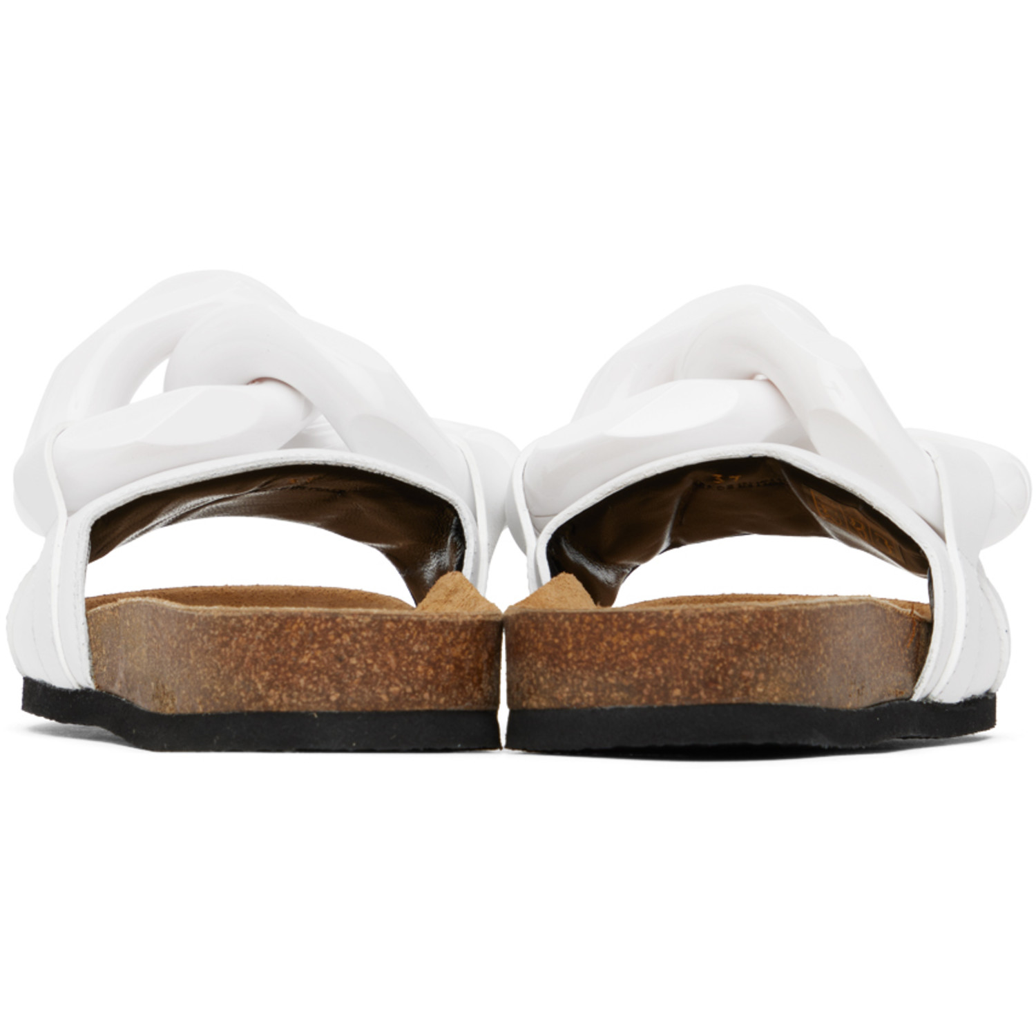  Jw Anderson White Chain Slides 