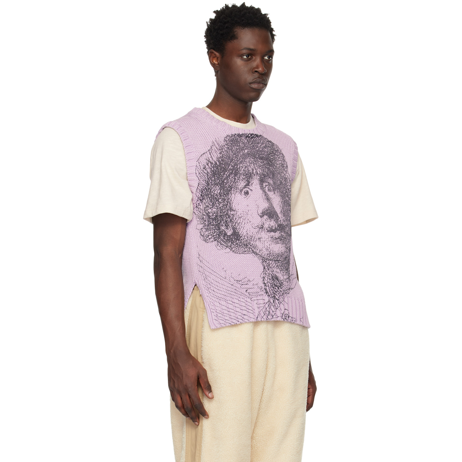  Jw Anderson Purple Crewneck Vest 