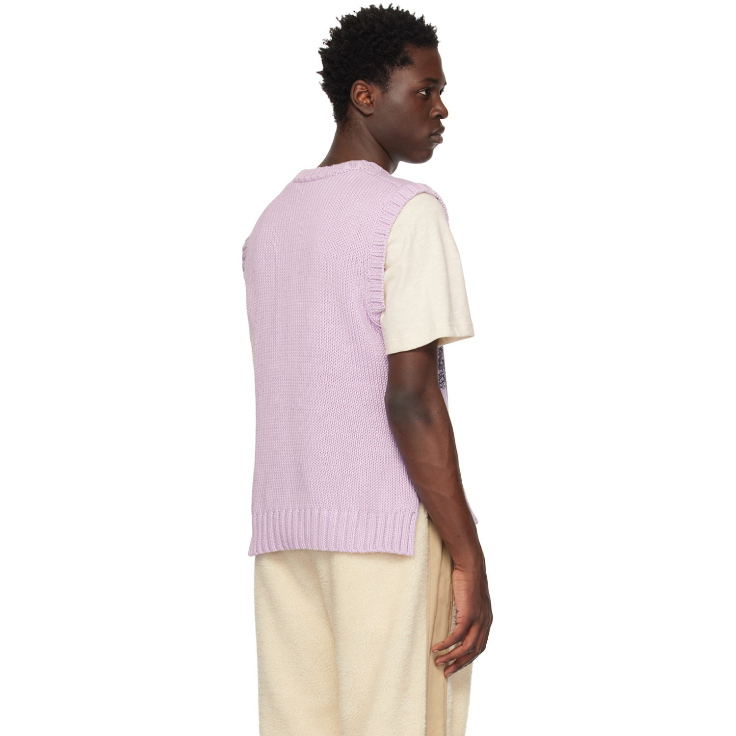  Jw Anderson Purple Crewneck Vest 