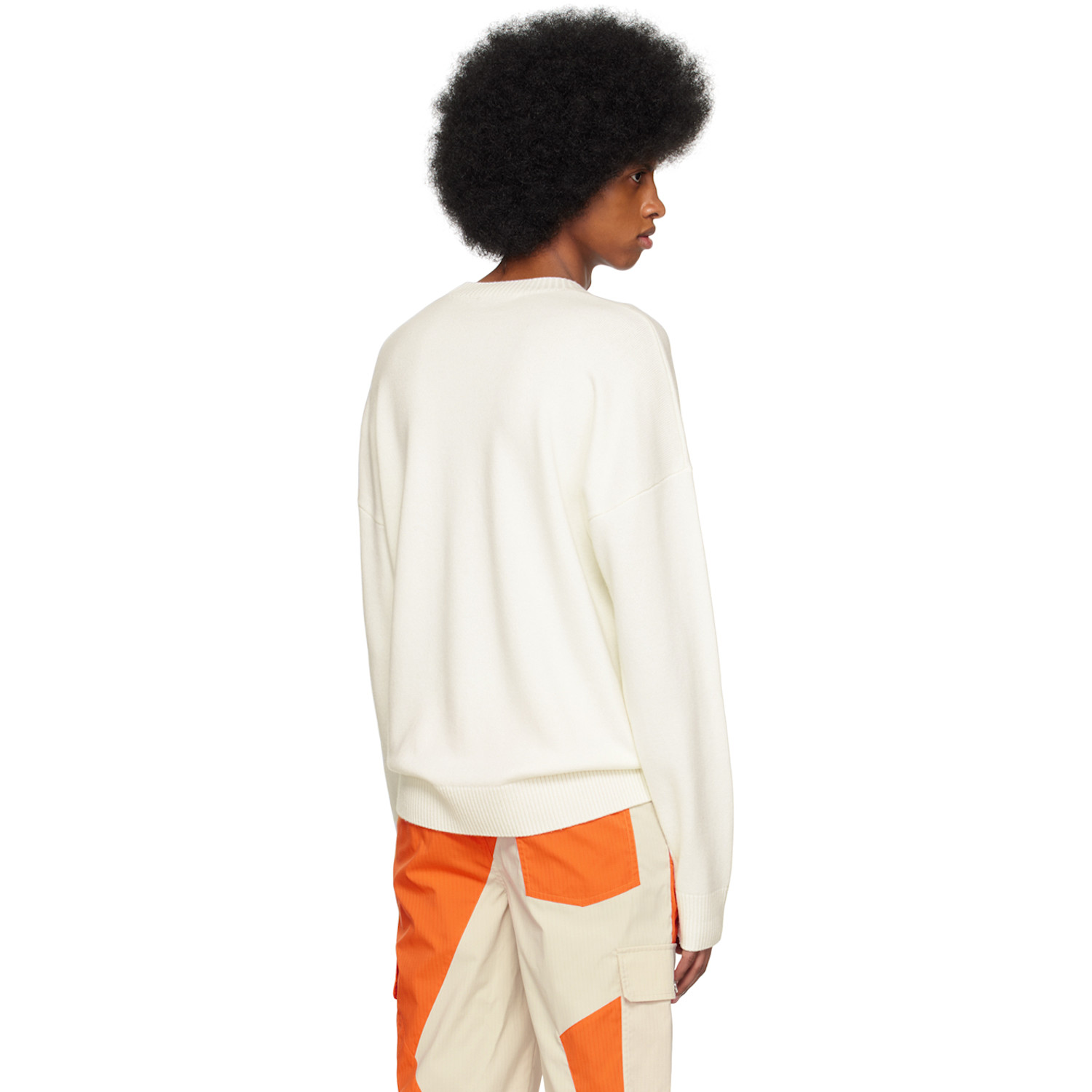  Jw Anderson Off-white 'eat Me' Sweater 