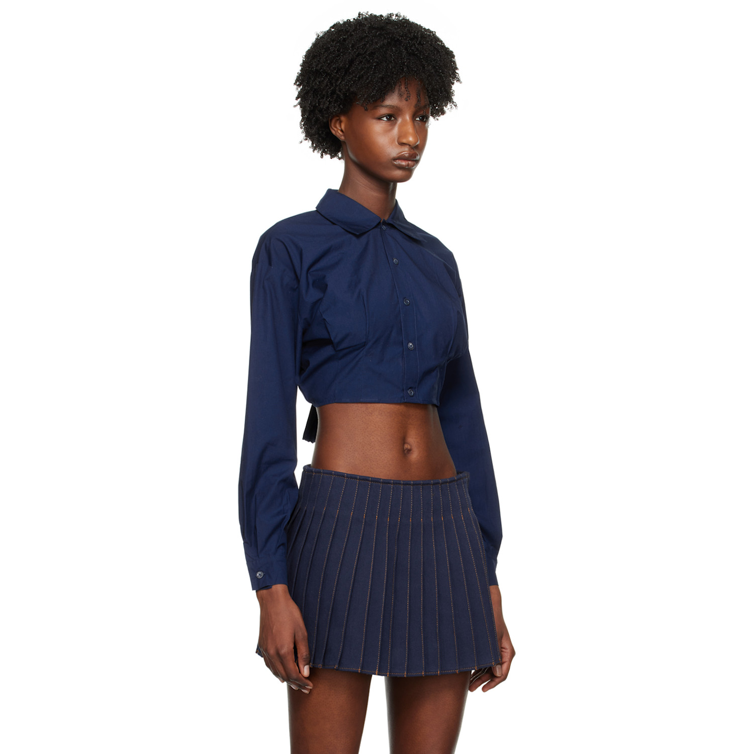  Ami Paris Ssense Exclusive Blue Shirt 