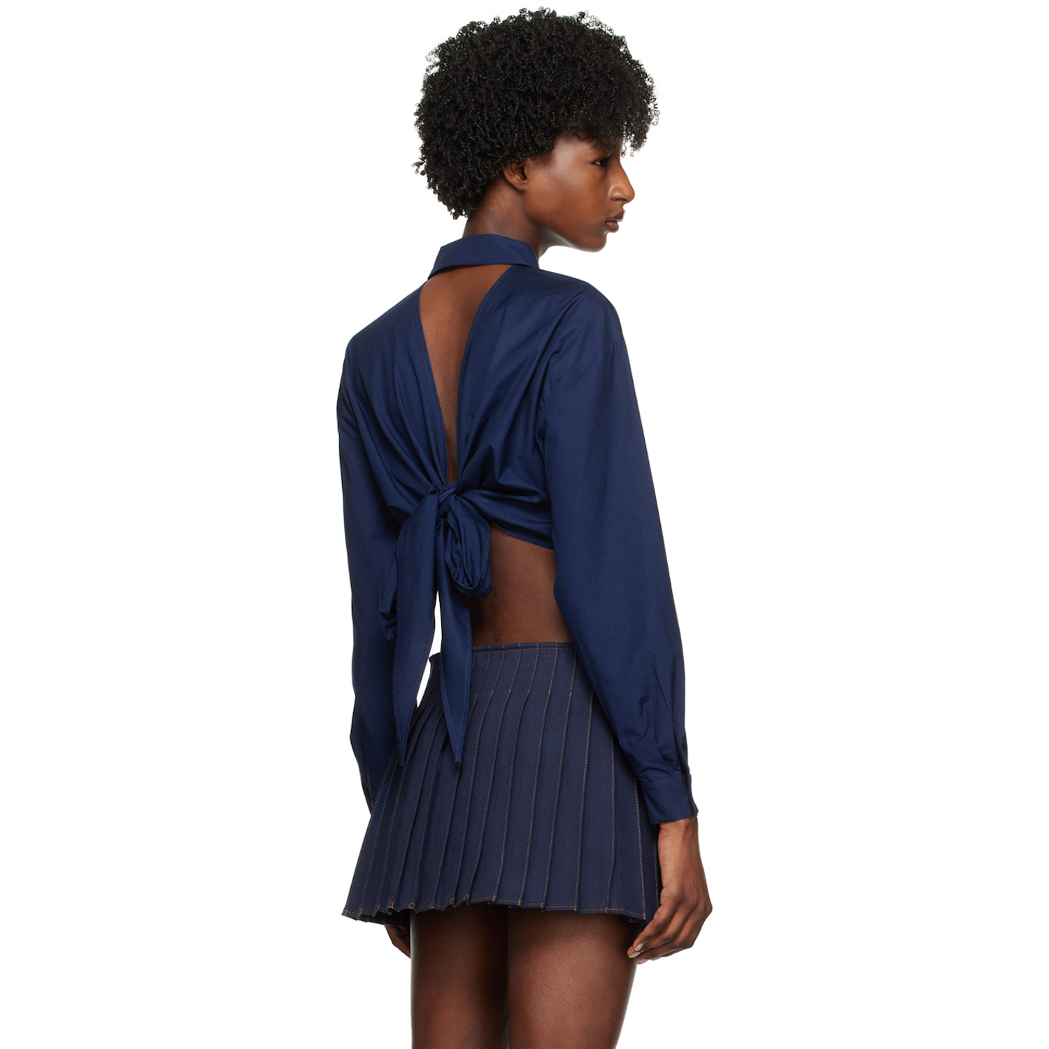  Ami Paris Ssense Exclusive Blue Shirt 