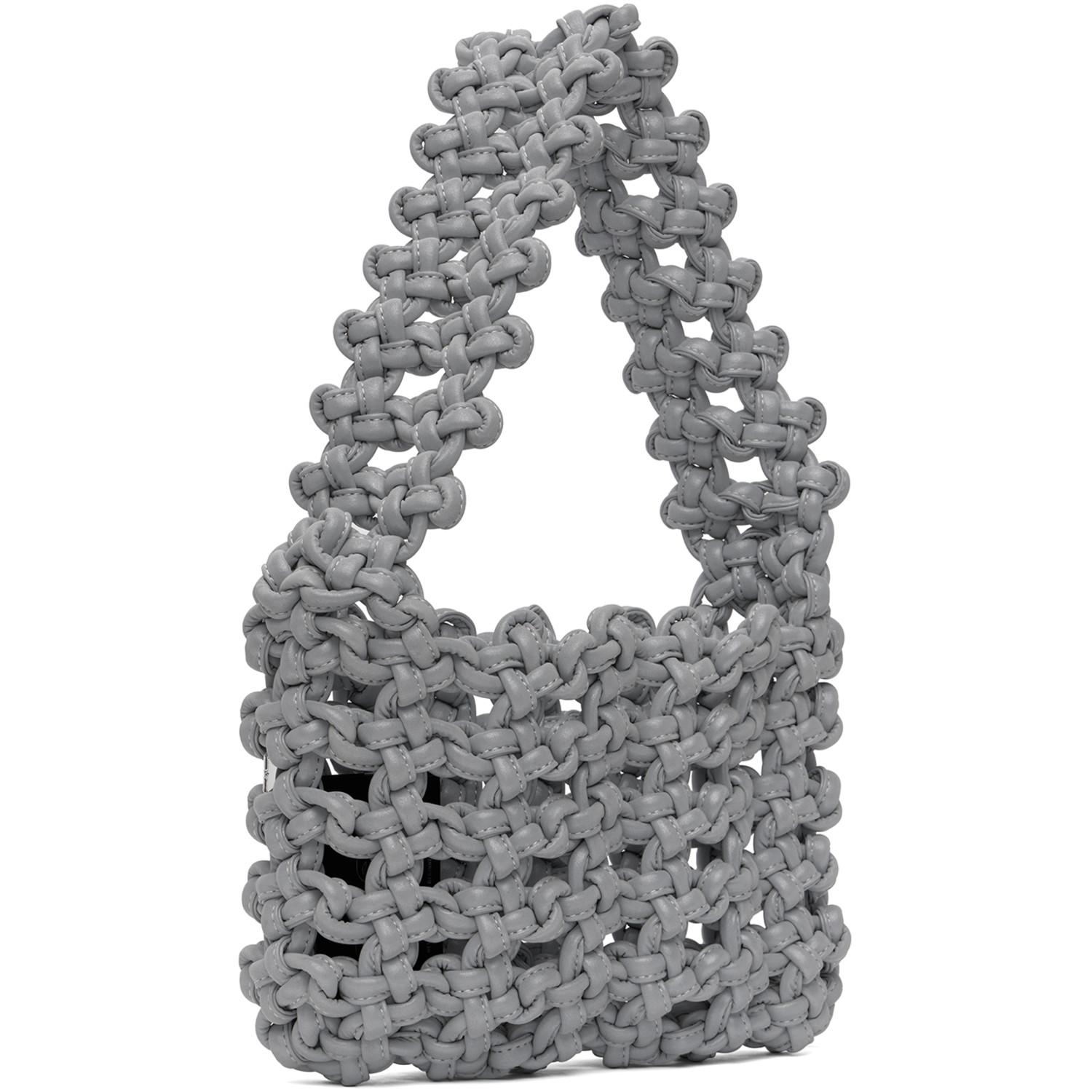  Kara Gray Knot Armpit Bag 