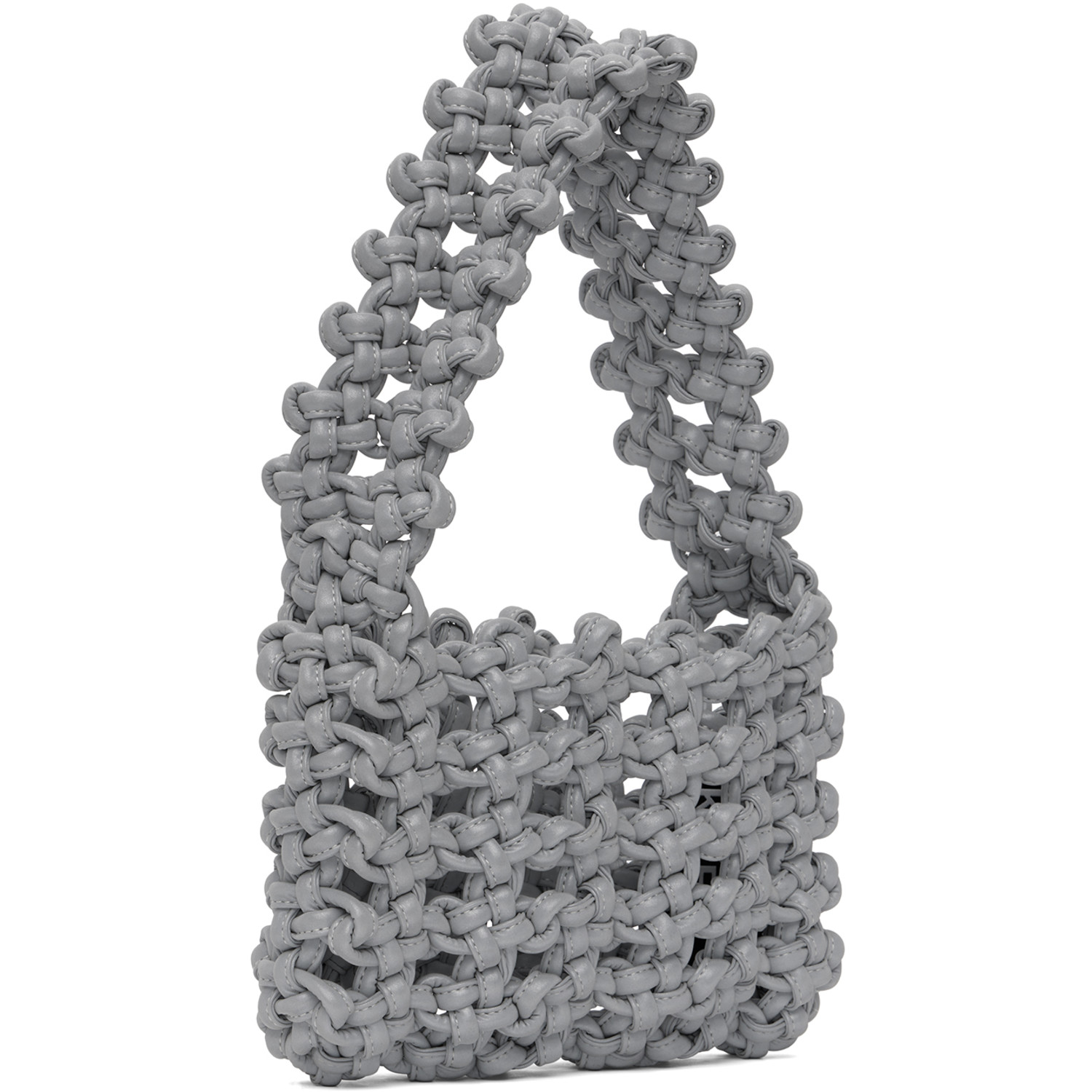  Kara Gray Knot Armpit Bag 
