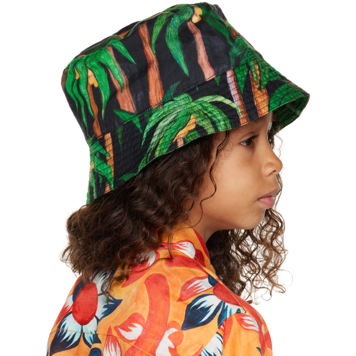  Endless Joy Kids Multicolor Printed Bucket Hat 