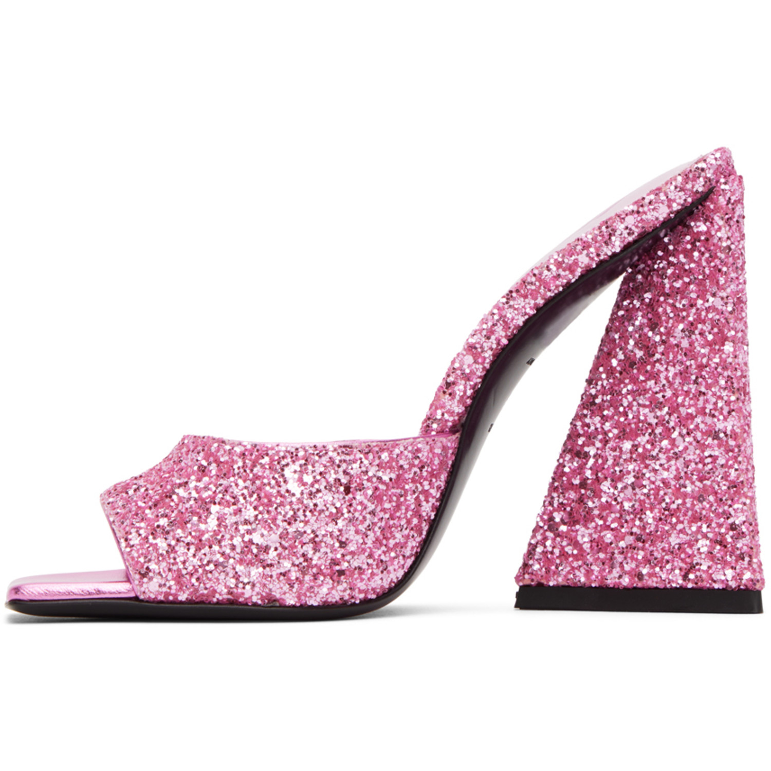  The Attico Pink Devon Mules 