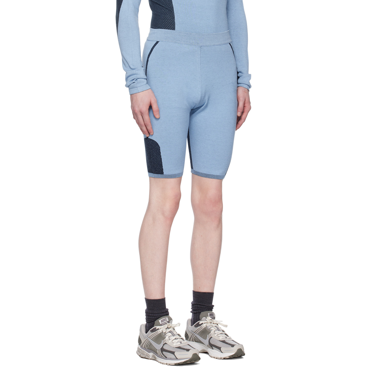  Saul Nash Blue Drop Stitch Shorts 
