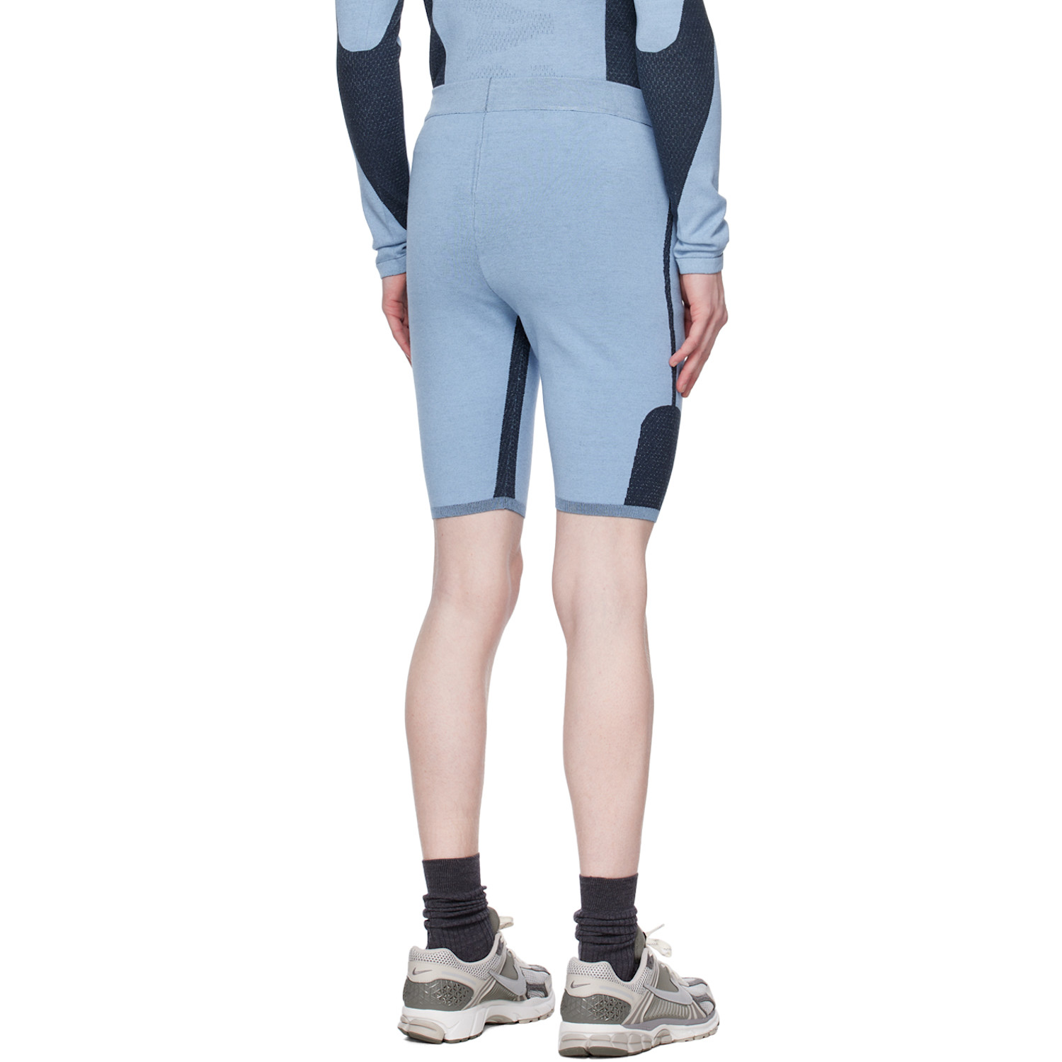  Saul Nash Blue Drop Stitch Shorts 