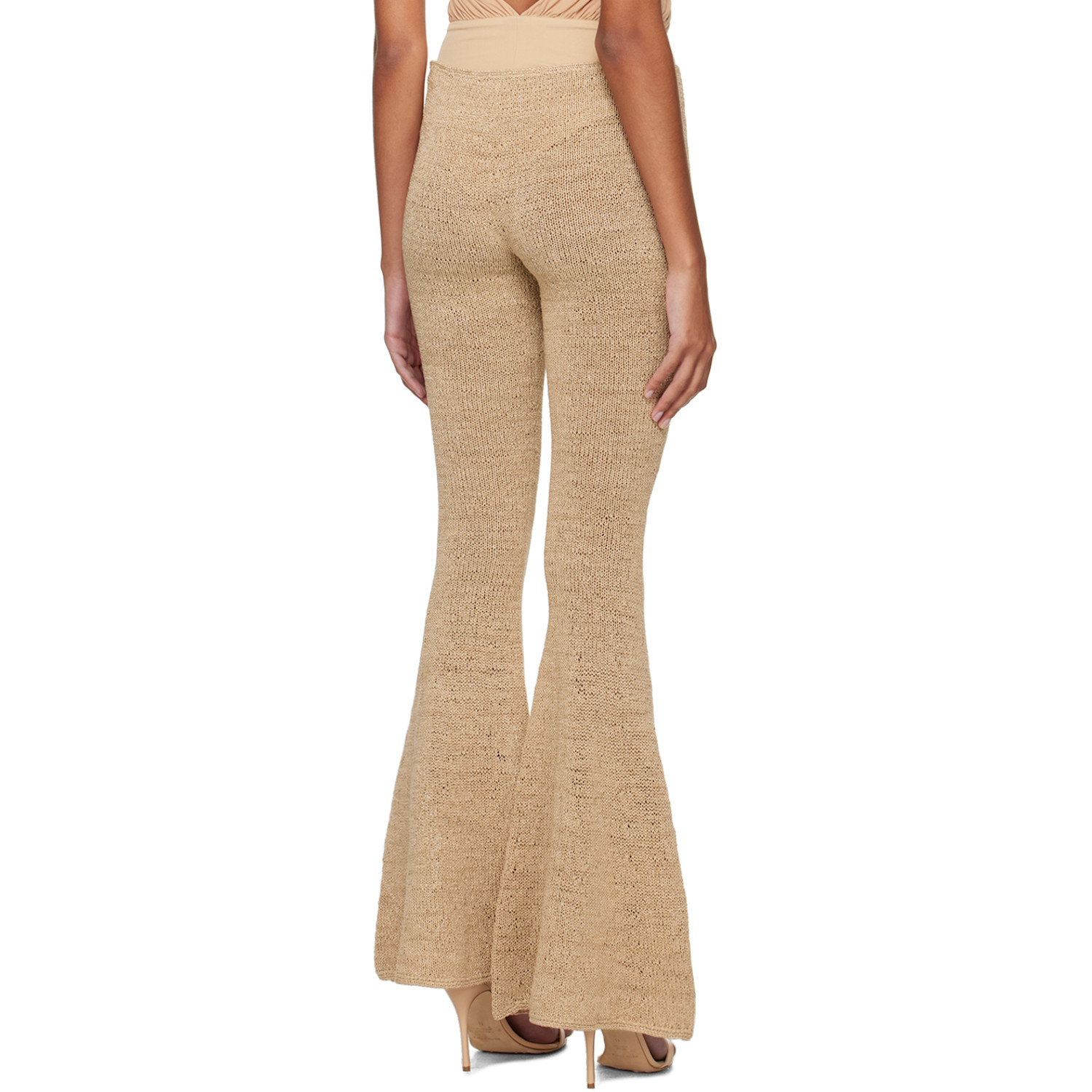  Magda Butrym Beige Flared Trousers 