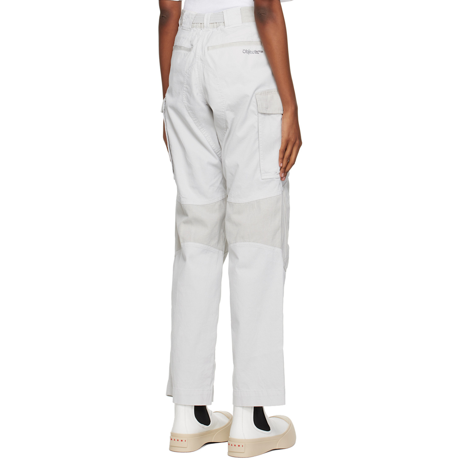 Objects Iv Life Gray Stamped Cargo Pants 
