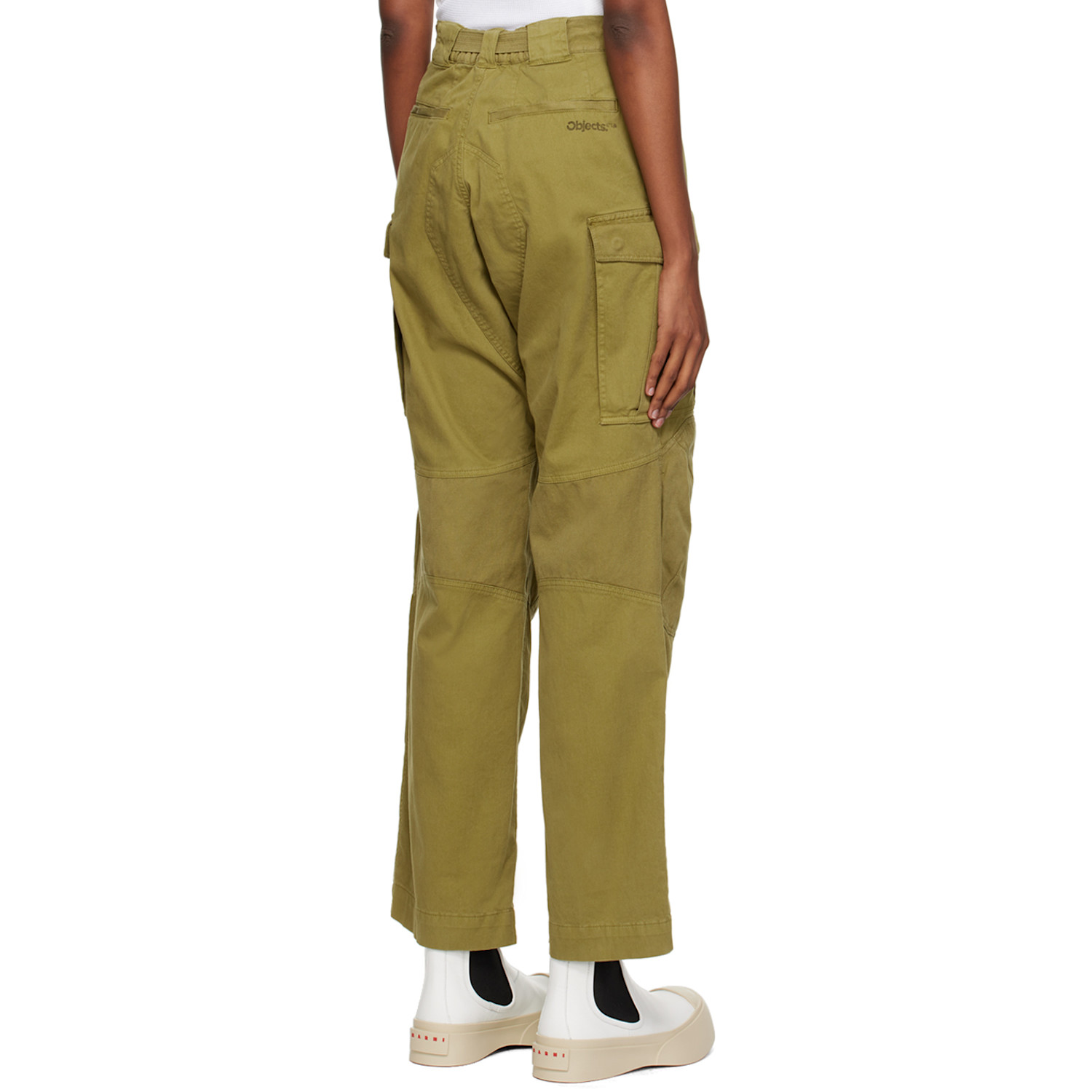  Objects Iv Life Khaki Stamped Cargo Pants 