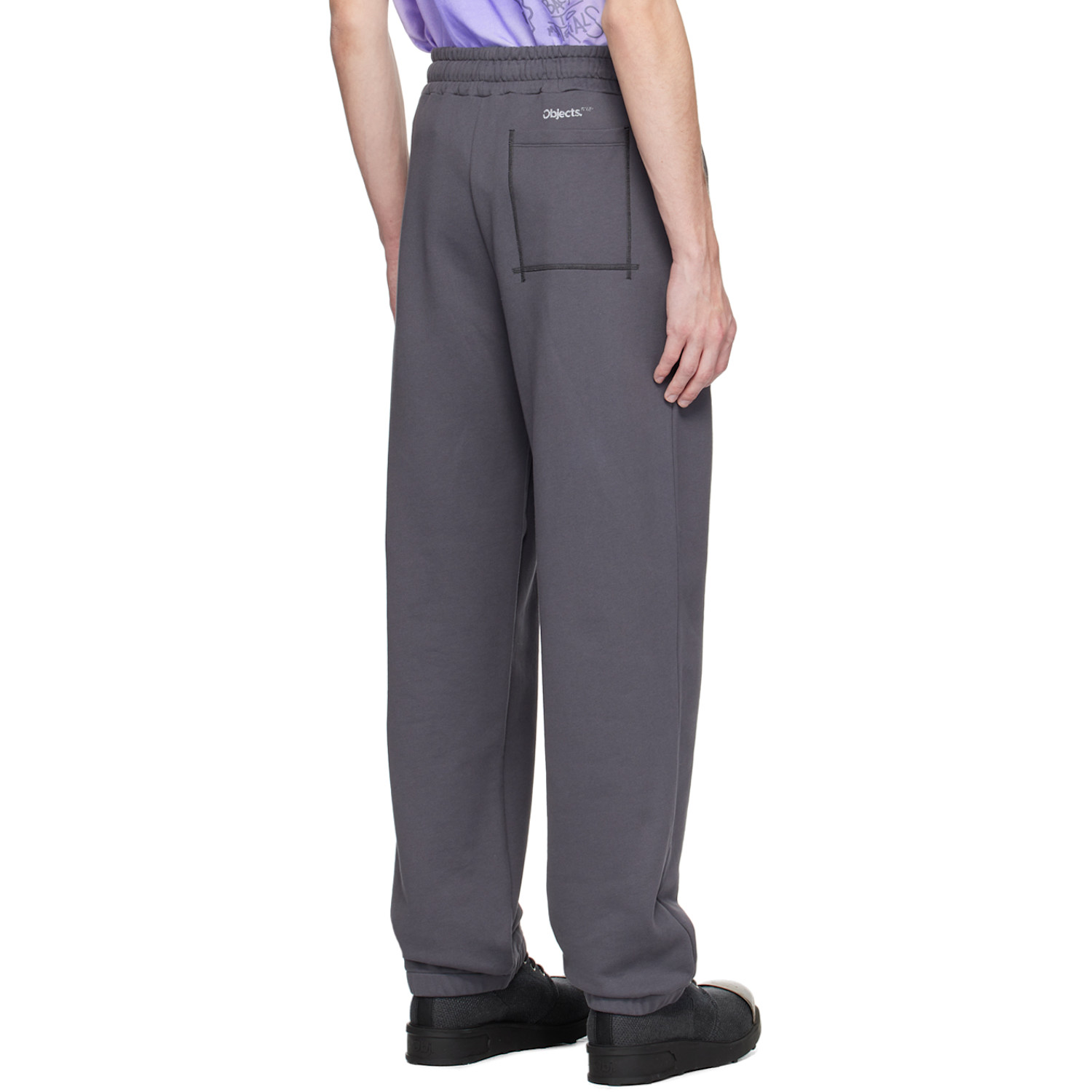  Objects Iv Life Gray Printed Sweatpants 