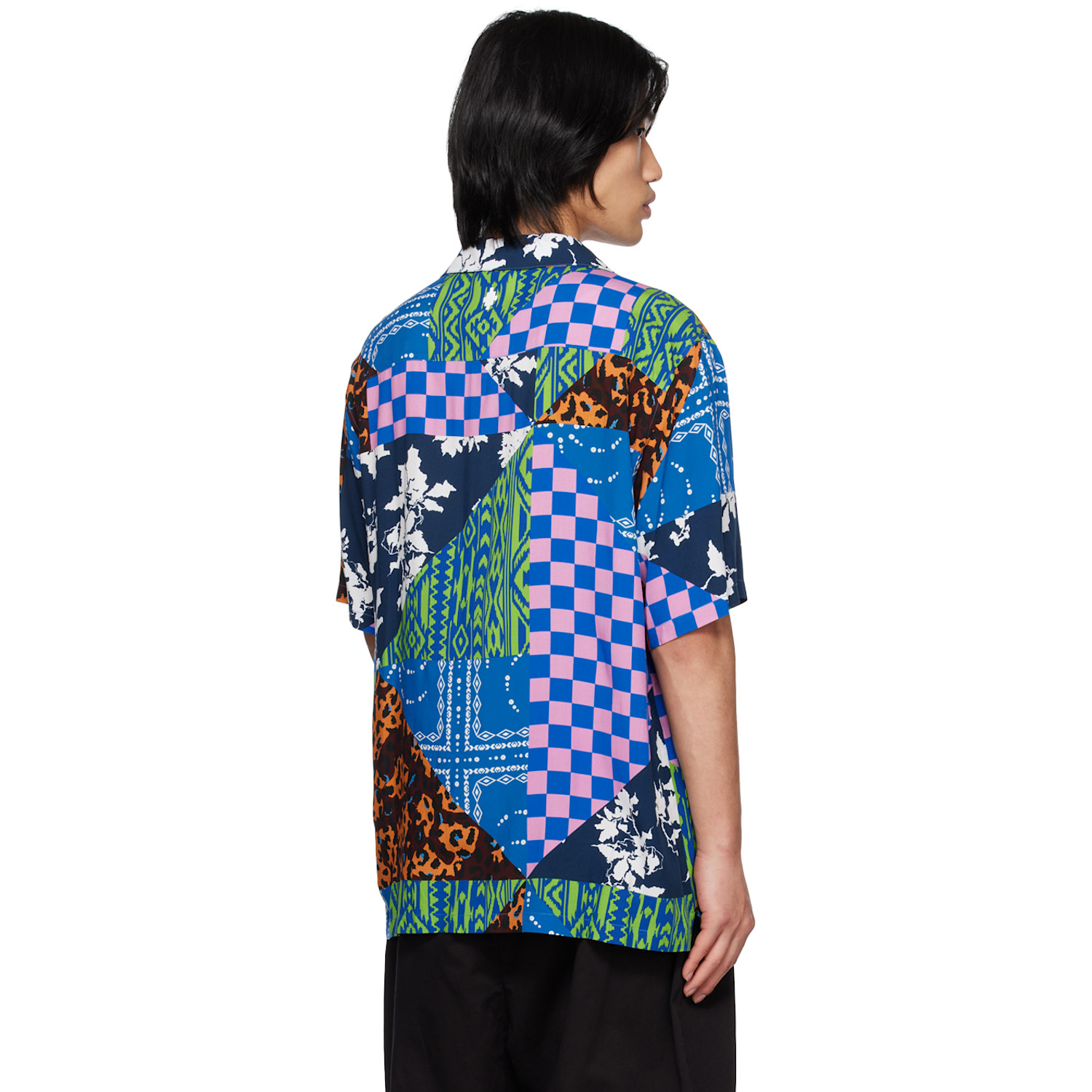  Marcelo Burlon County Of Milan Multicolor Mix&match Hawaii Shirt 