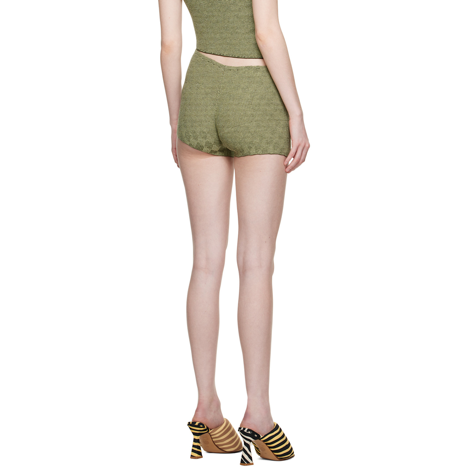  Isa Boulder Green Parallel Shorts 