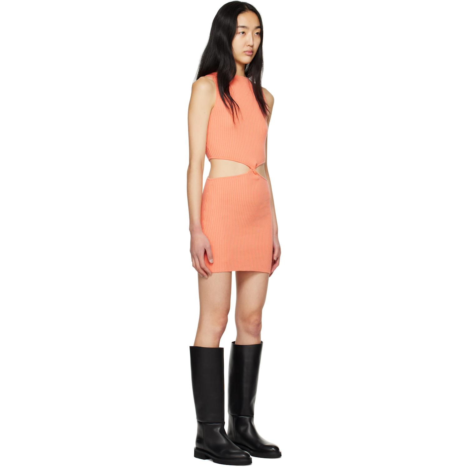  Anna Quan Orange Lottie Minidress 