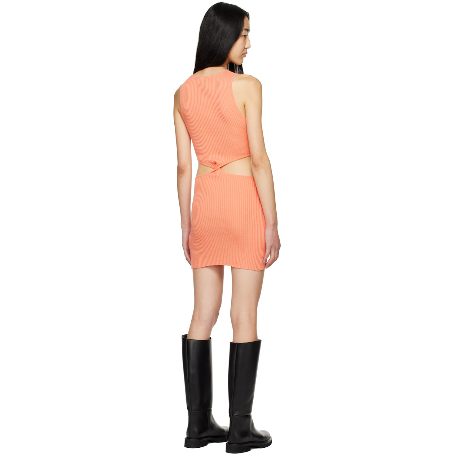  Anna Quan Orange Lottie Minidress 