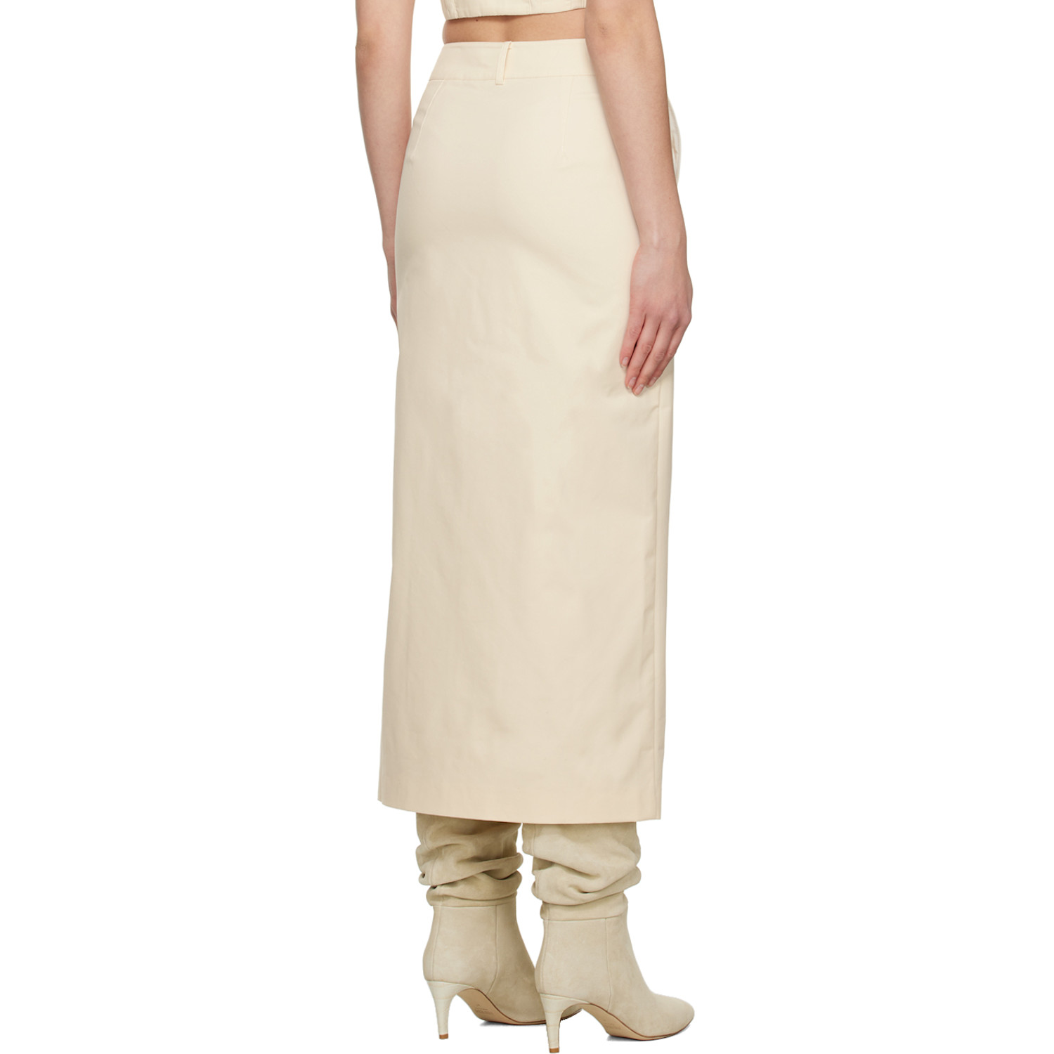  Anna Quan Off-white Maevis Maxi Skirt 