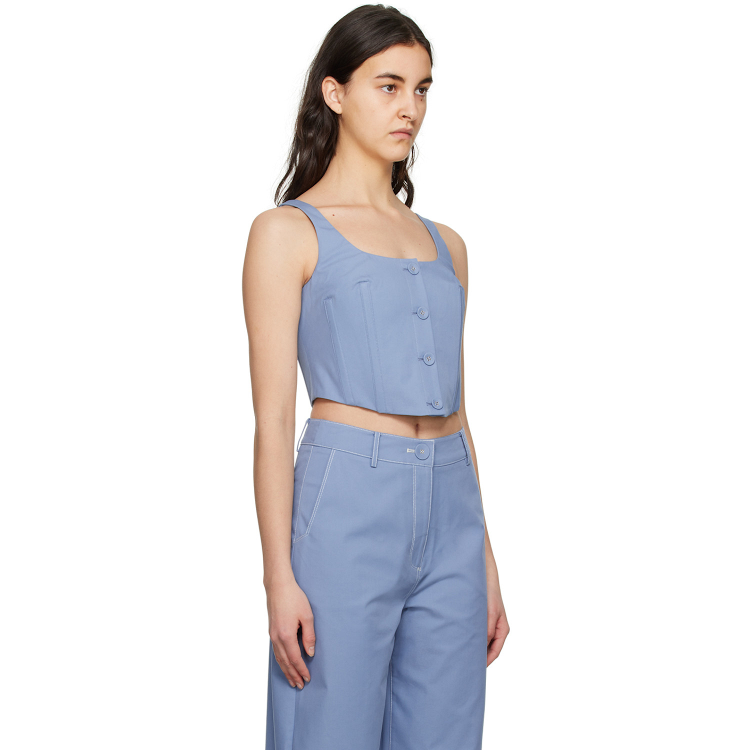  Anna Quan Blue Mae Tank Top 