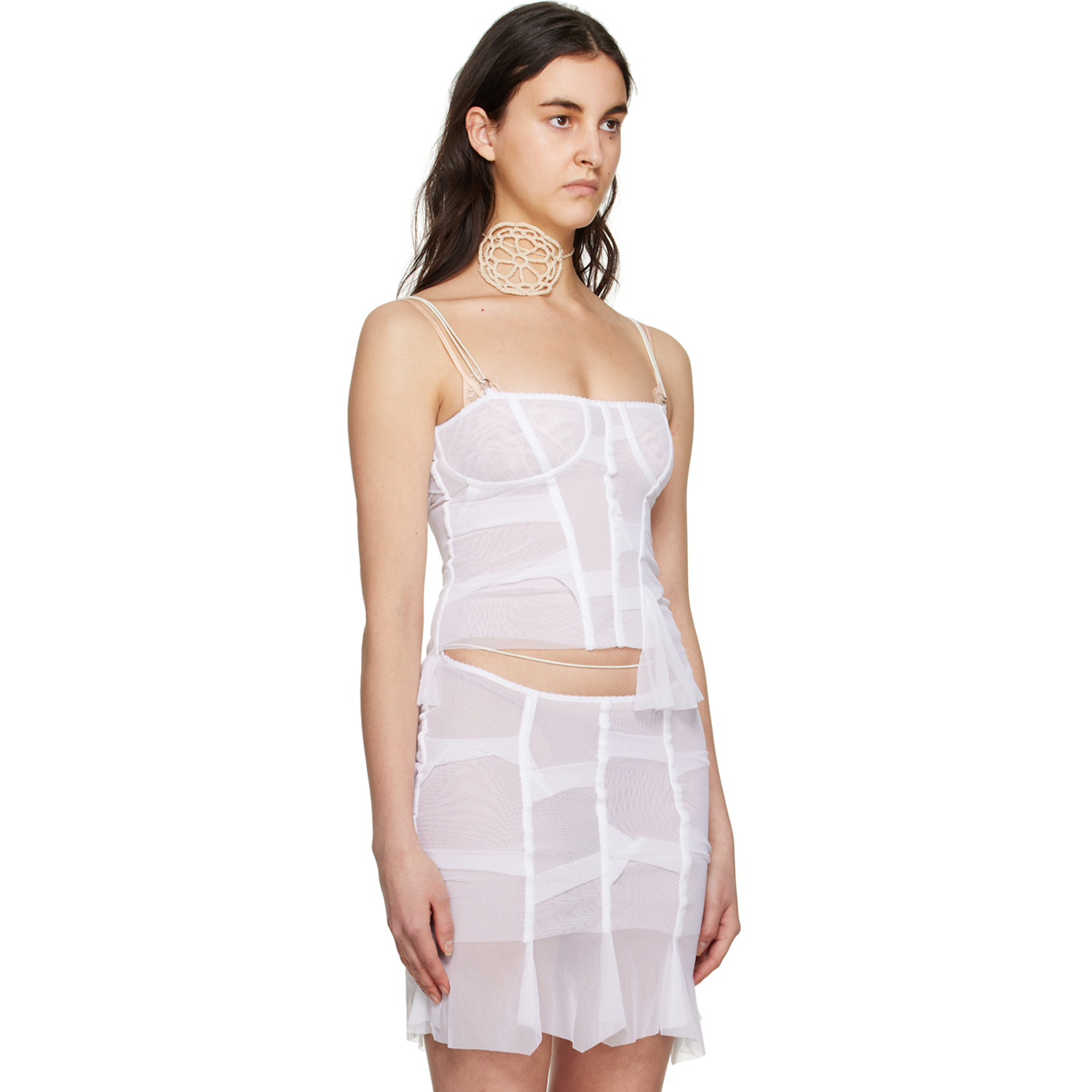  Nastyamasha Ssense Exclusive White Camisole 