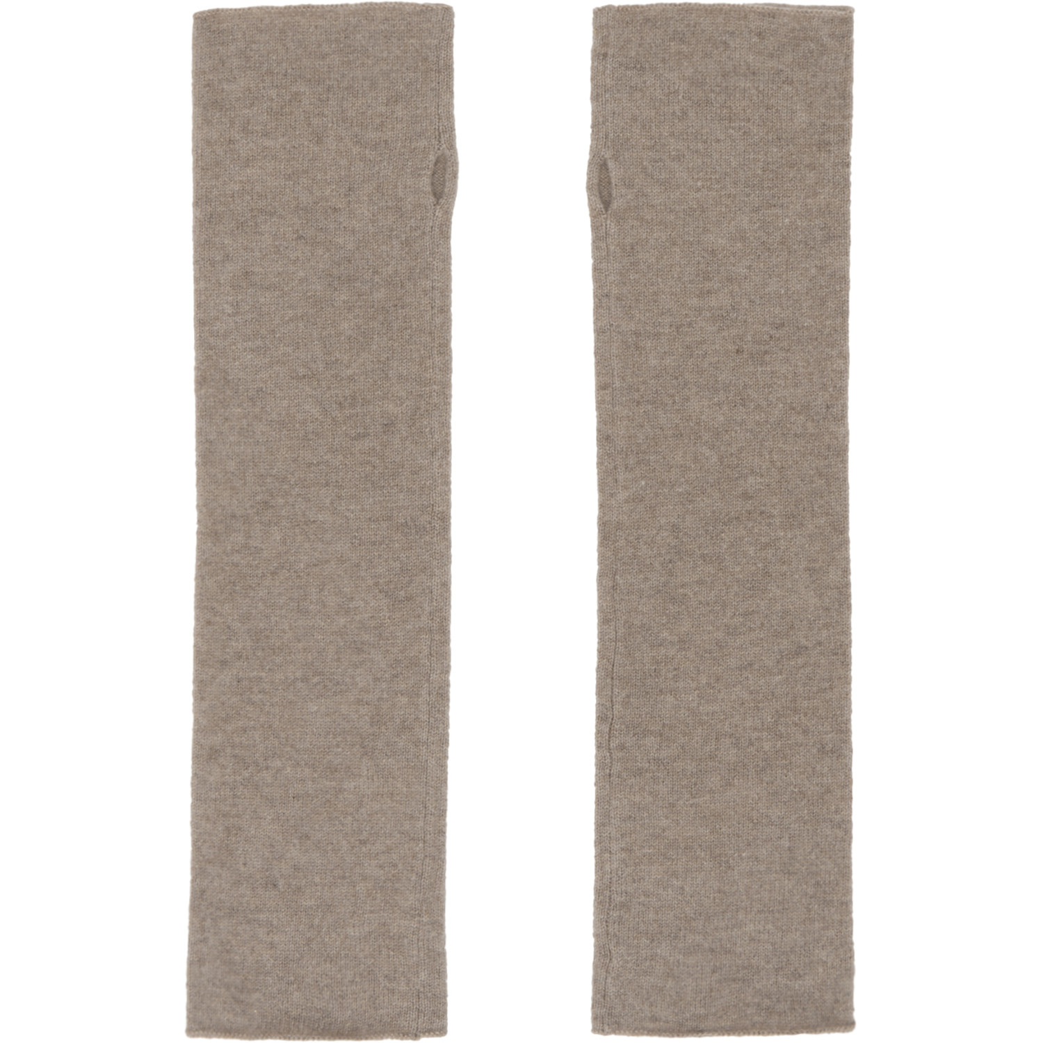 Lisa Yang Taupe Aspen Arm Warmers 