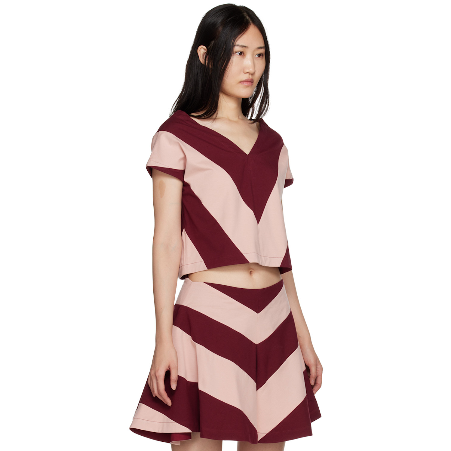 Rose Murdoch Burgundy & Pink Jack Top 