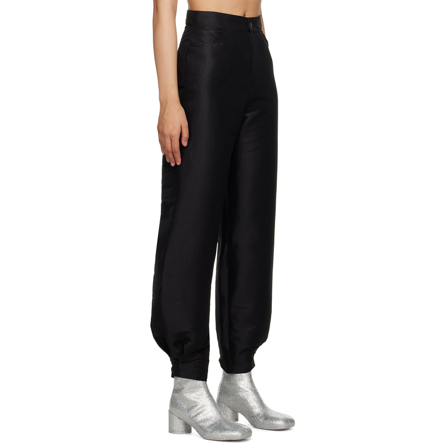  Kika Vargas Black Ella Trousers 