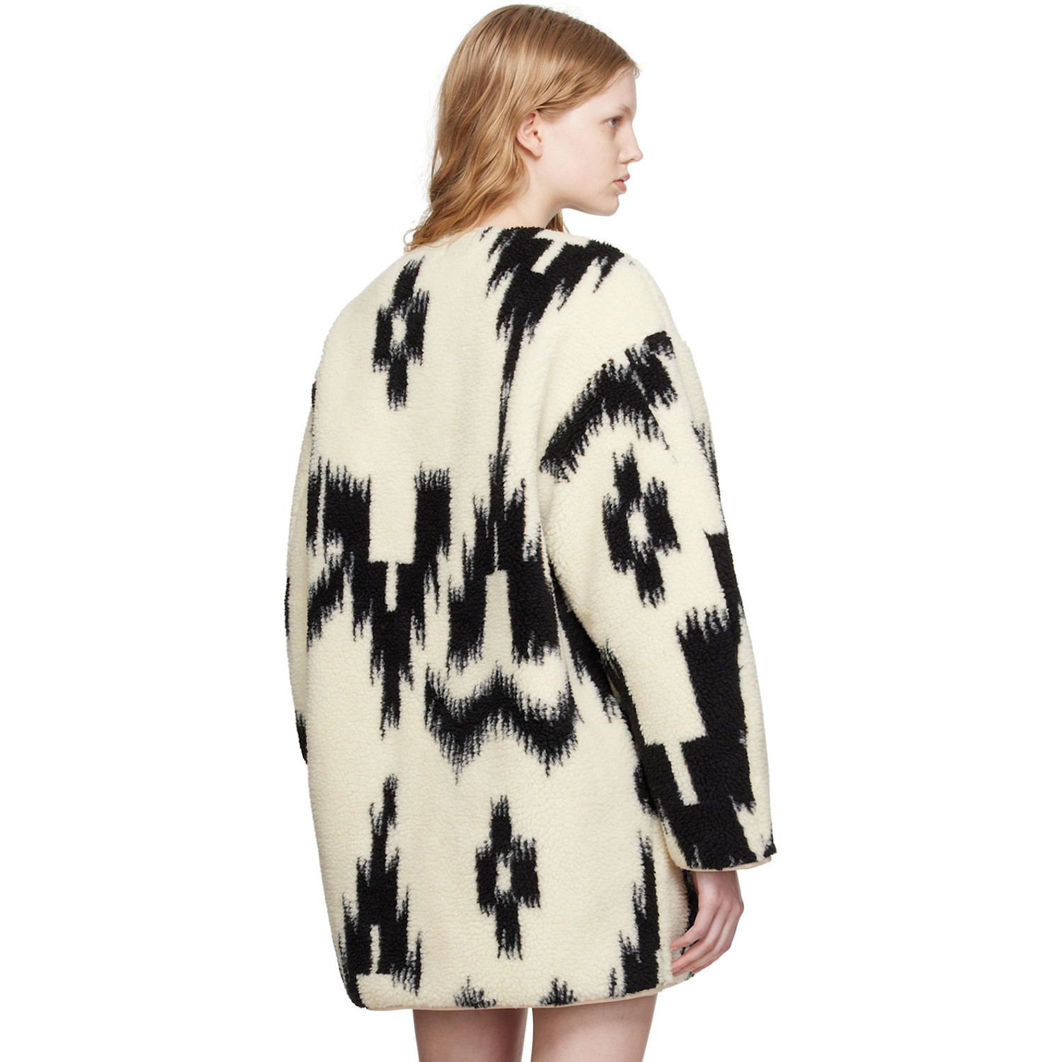  Isabel Marant Etoile Black & Off-white Himemma Reversible Jacket 