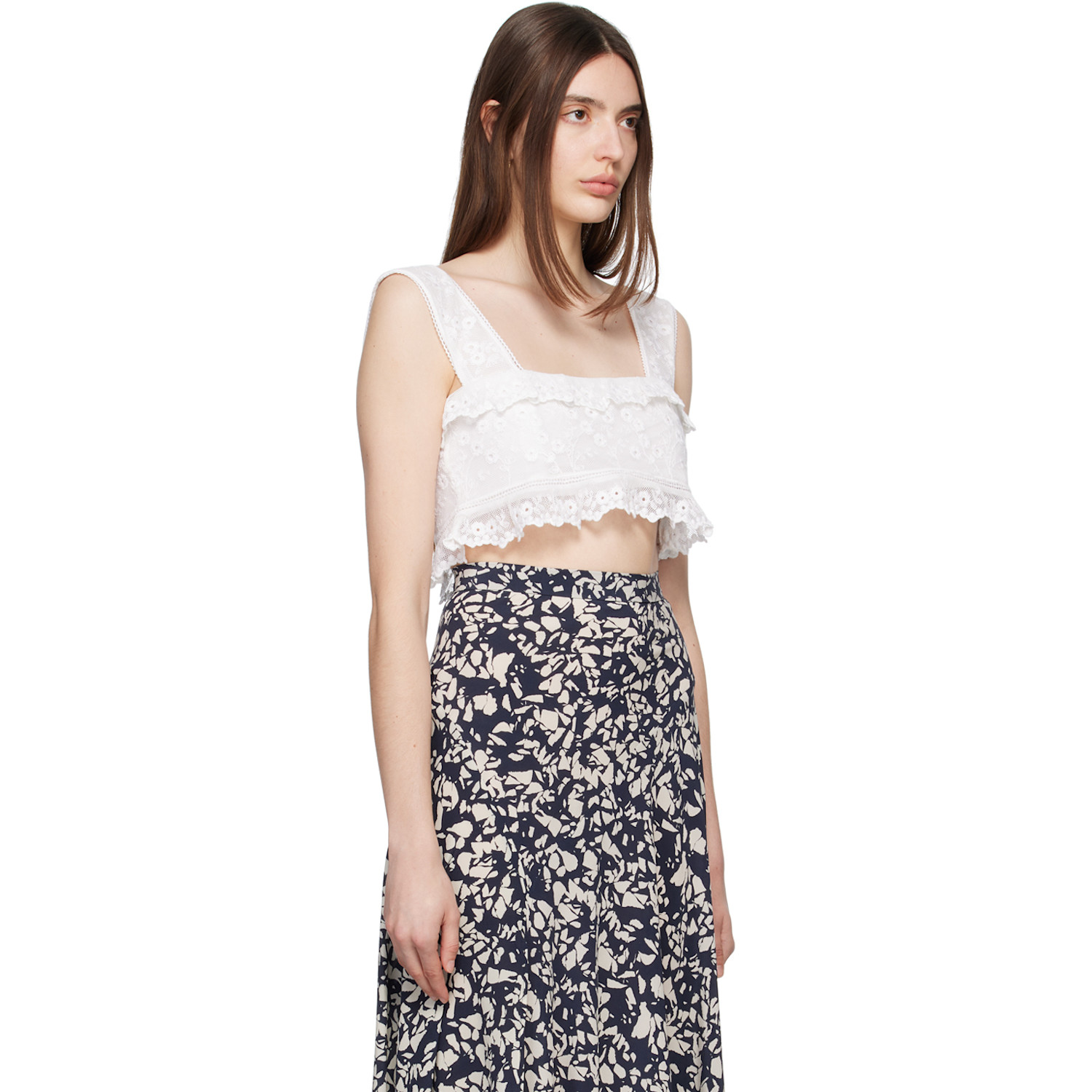  Isabel Marant White Mecelia Tank Top 